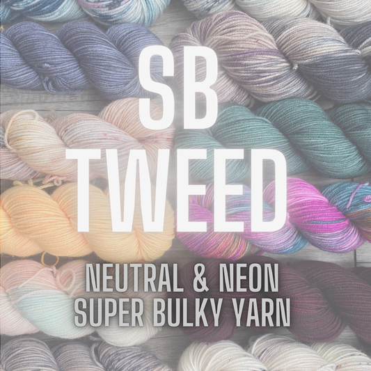 TWEED SB Ready to Ship - Super Bulky Yarn - 92 yards