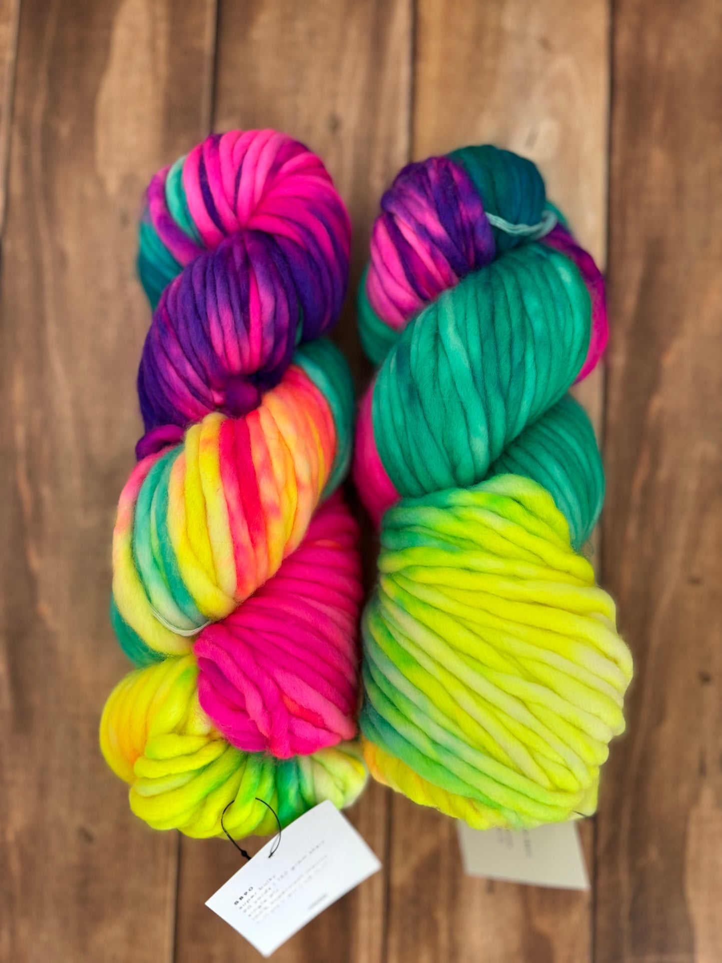 SB90 Ready to Ship - Super Bulky Yarn - 90 yards