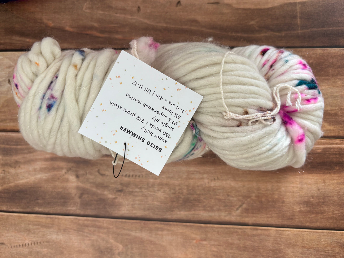 Shimmer SB 130 - Ready to Ship - Super Bulky Yarn