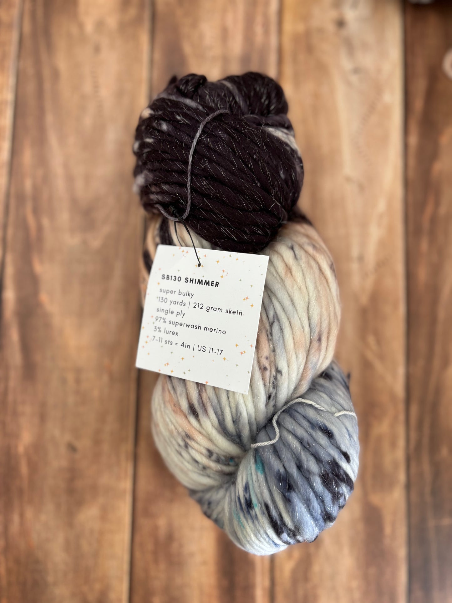 Shimmer SB 130 - Ready to Ship - Super Bulky Yarn