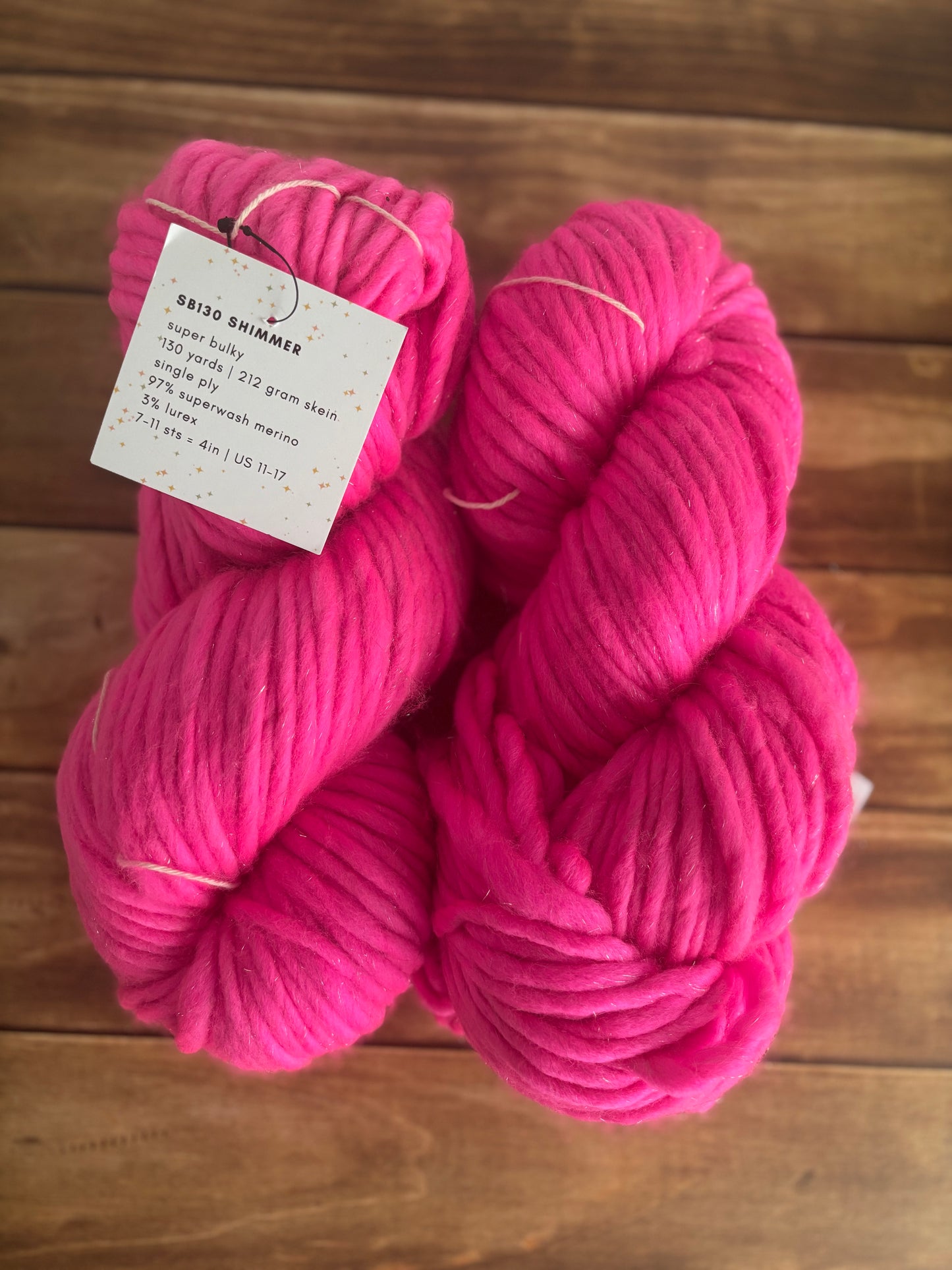 Shimmer SB 130 - Ready to Ship - Super Bulky Yarn