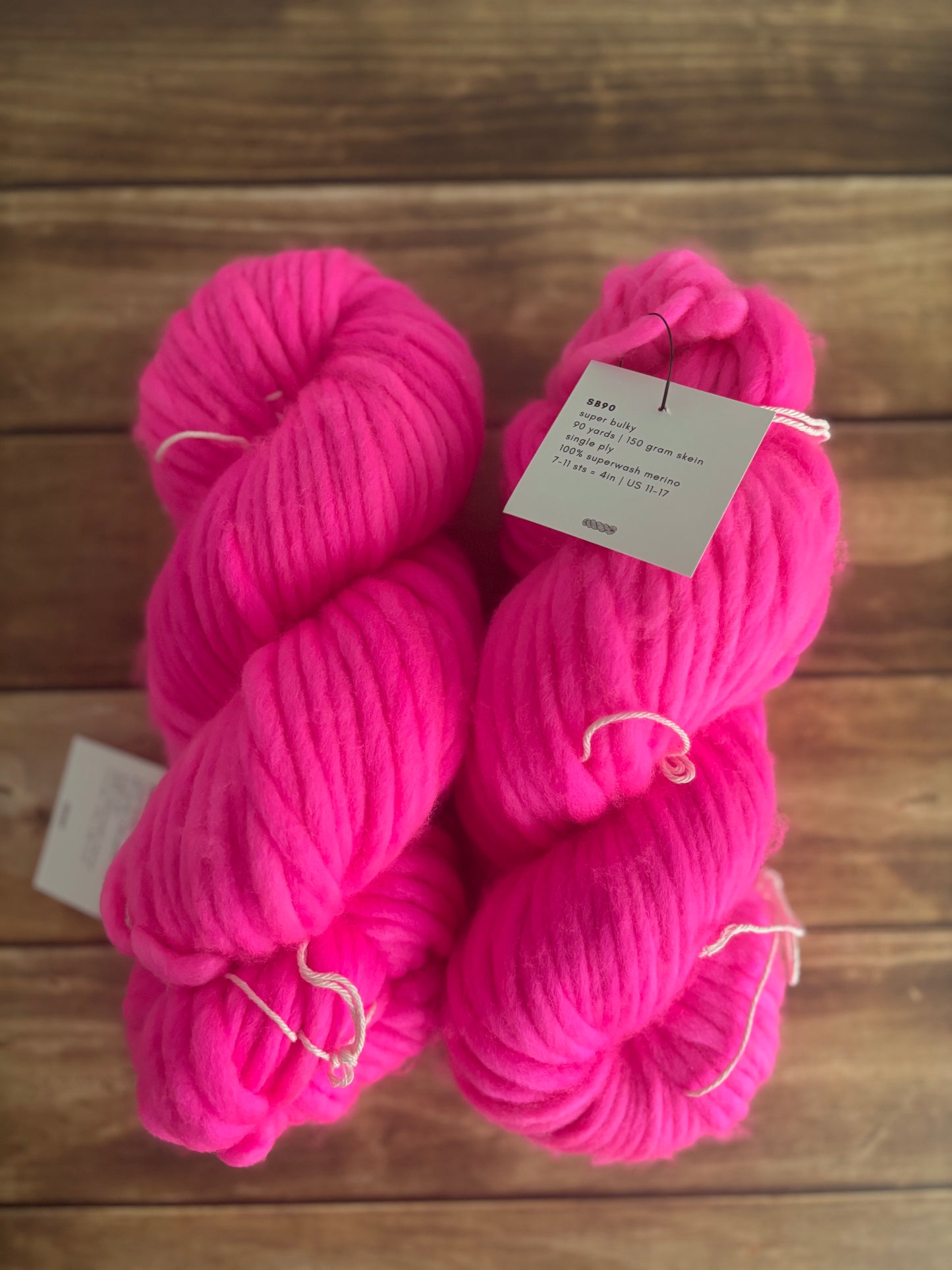 SB90 Ready to Ship - Super Bulky Yarn - 90 yards