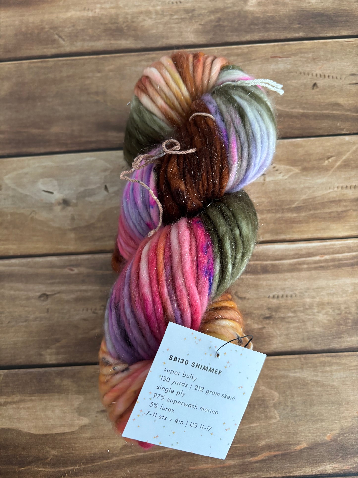 Shimmer SB 130 - Ready to Ship - Super Bulky Yarn