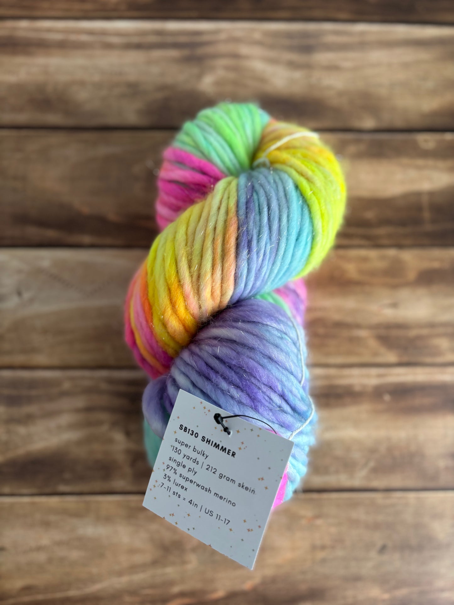 Shimmer SB 130 - Ready to Ship - Super Bulky Yarn