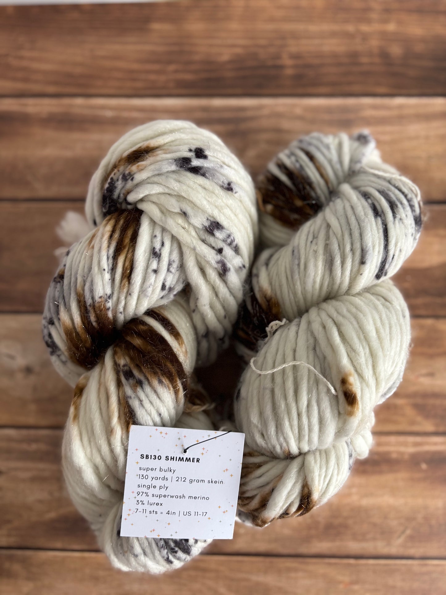 Shimmer SB 130 - Ready to Ship - Super Bulky Yarn