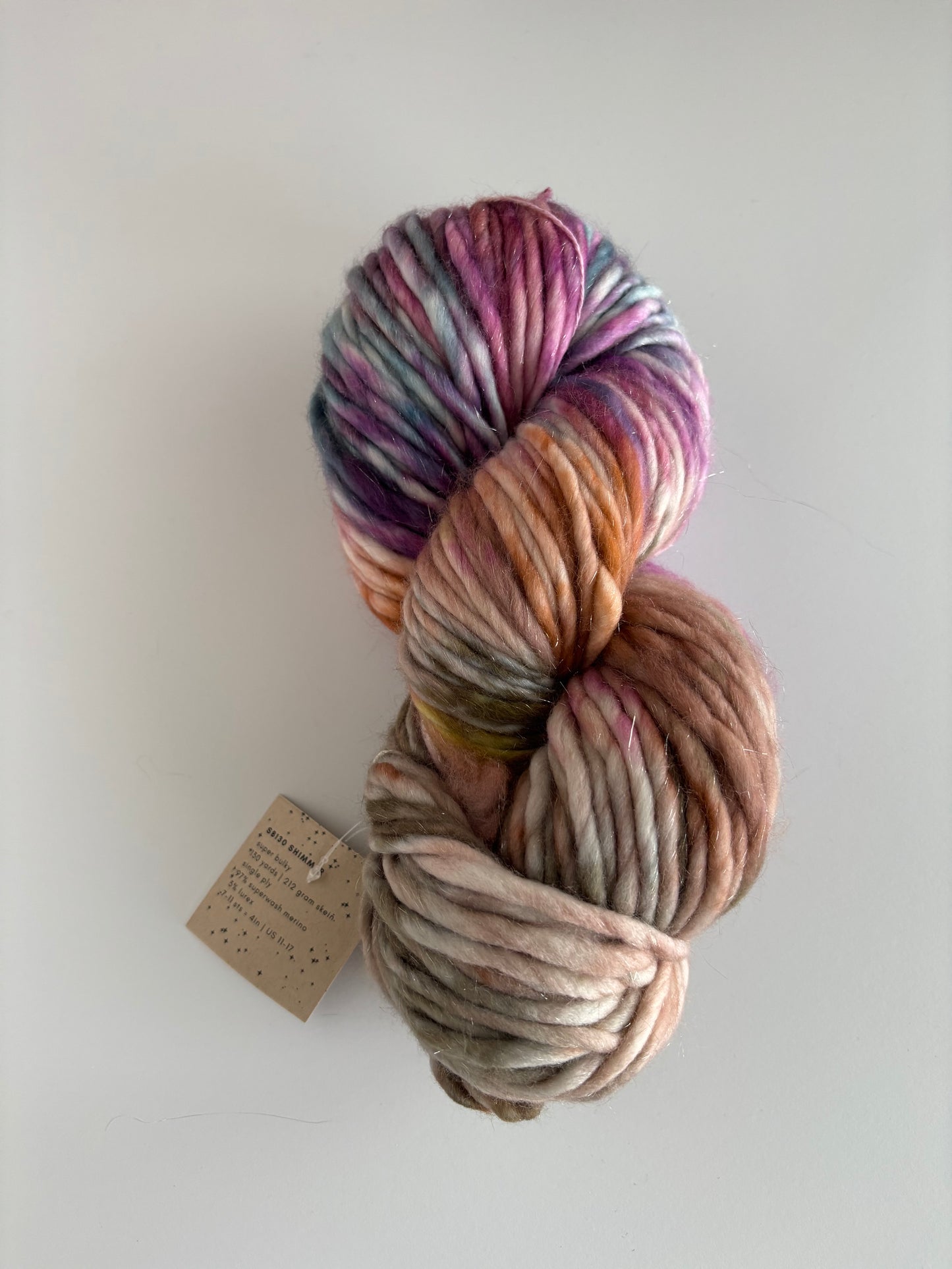 Shimmer - Ready to Ship - Super Bulky Yarn and super bulky lite