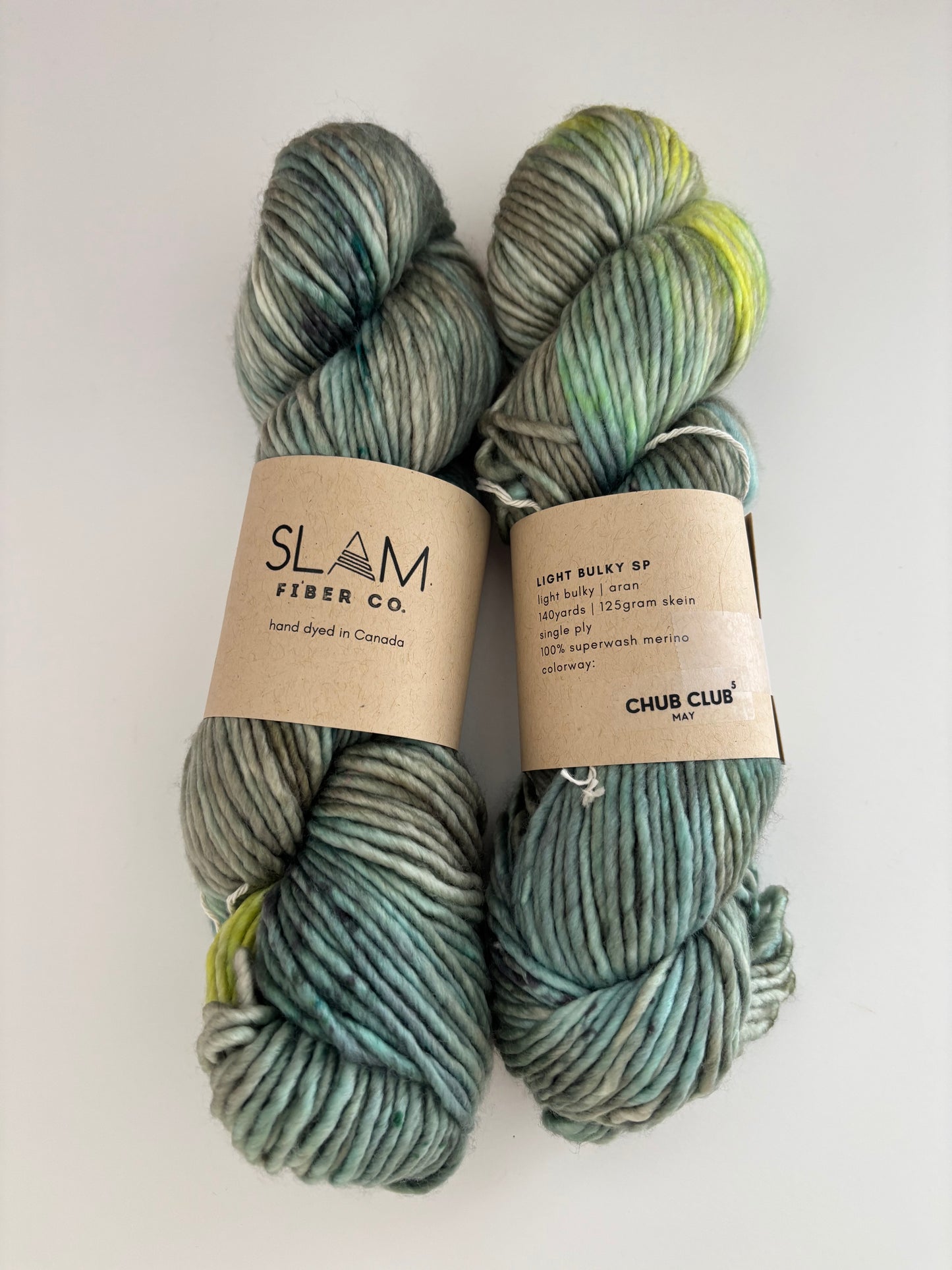 Light Bulky Single Ply Ready to Ship - Aran Weight Yarn