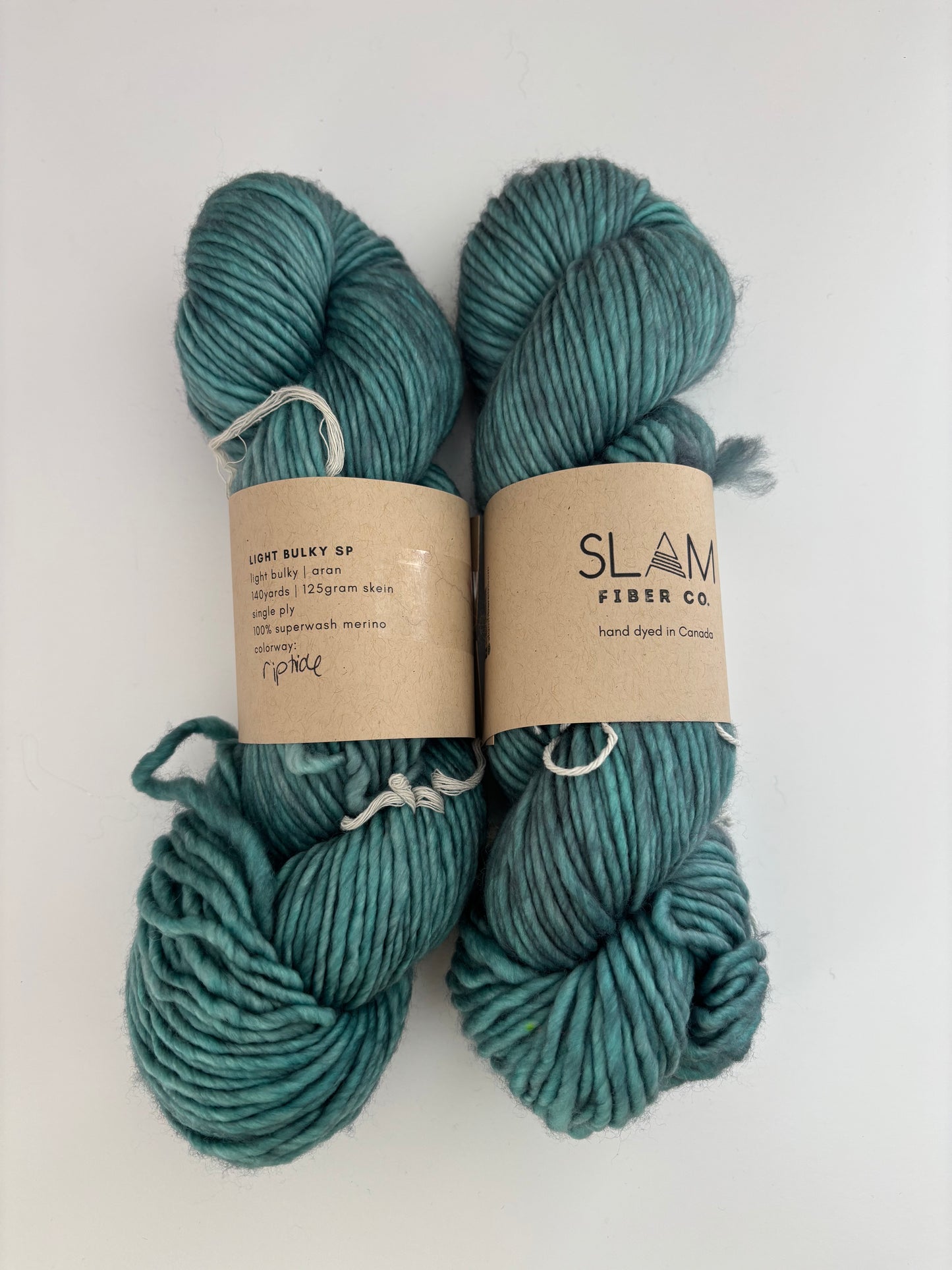 Light Bulky Single Ply Ready to Ship - Aran Weight Yarn