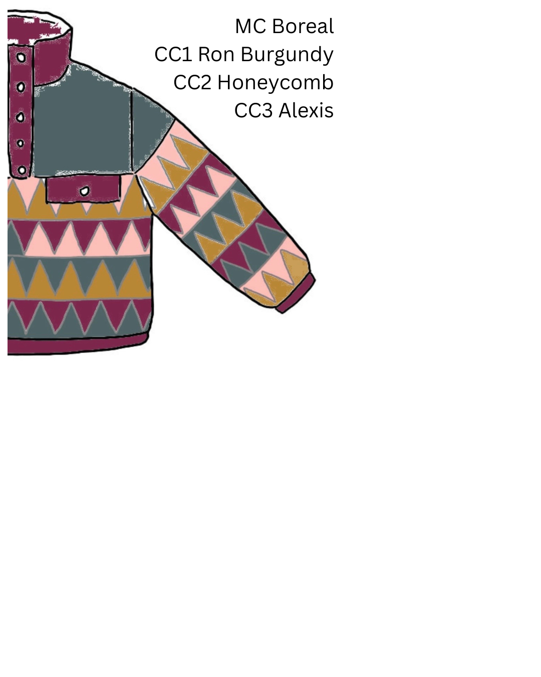 DK Boucle Yarn - Patagonia Peaks Lite Sweater KAL