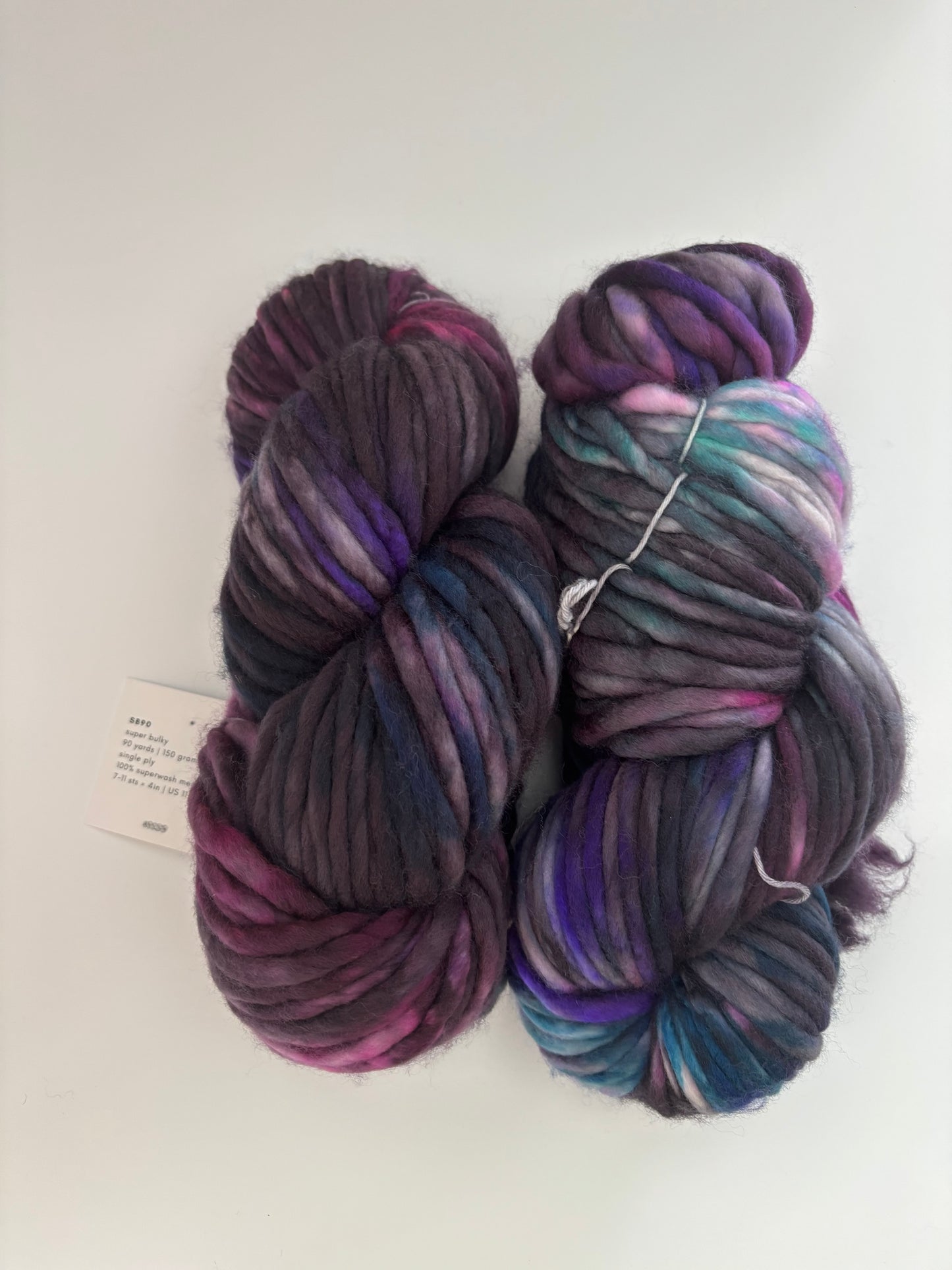 Super Bulky Ready to Ship - Super Bulky Yarn - 141 and 90 Yard skeins