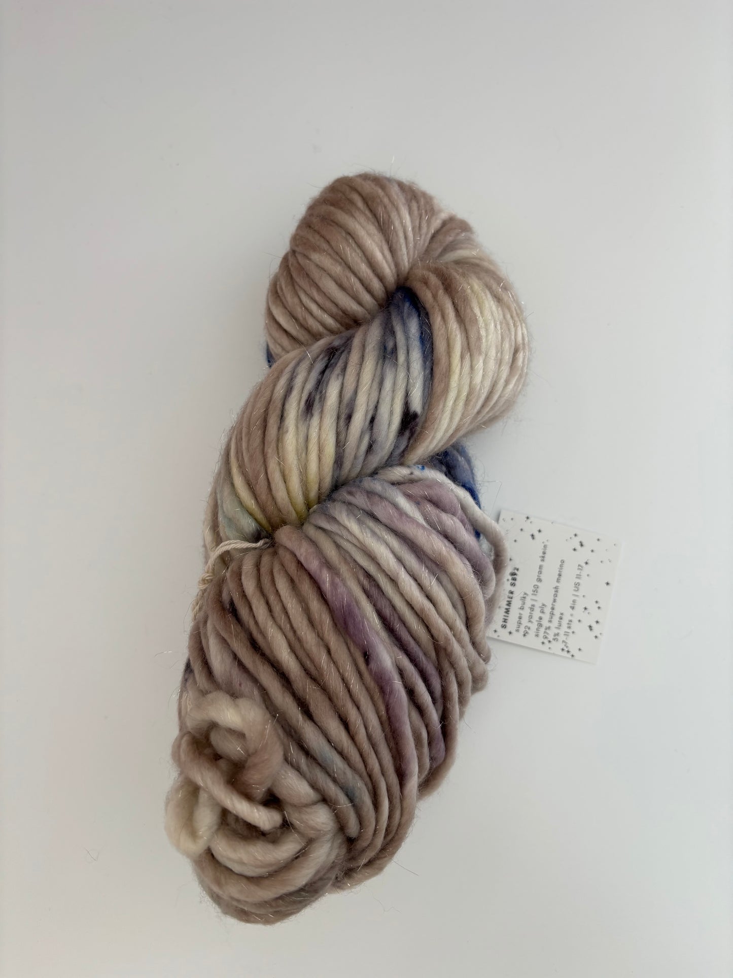Shimmer - Ready to Ship - Super Bulky Yarn and super bulky lite