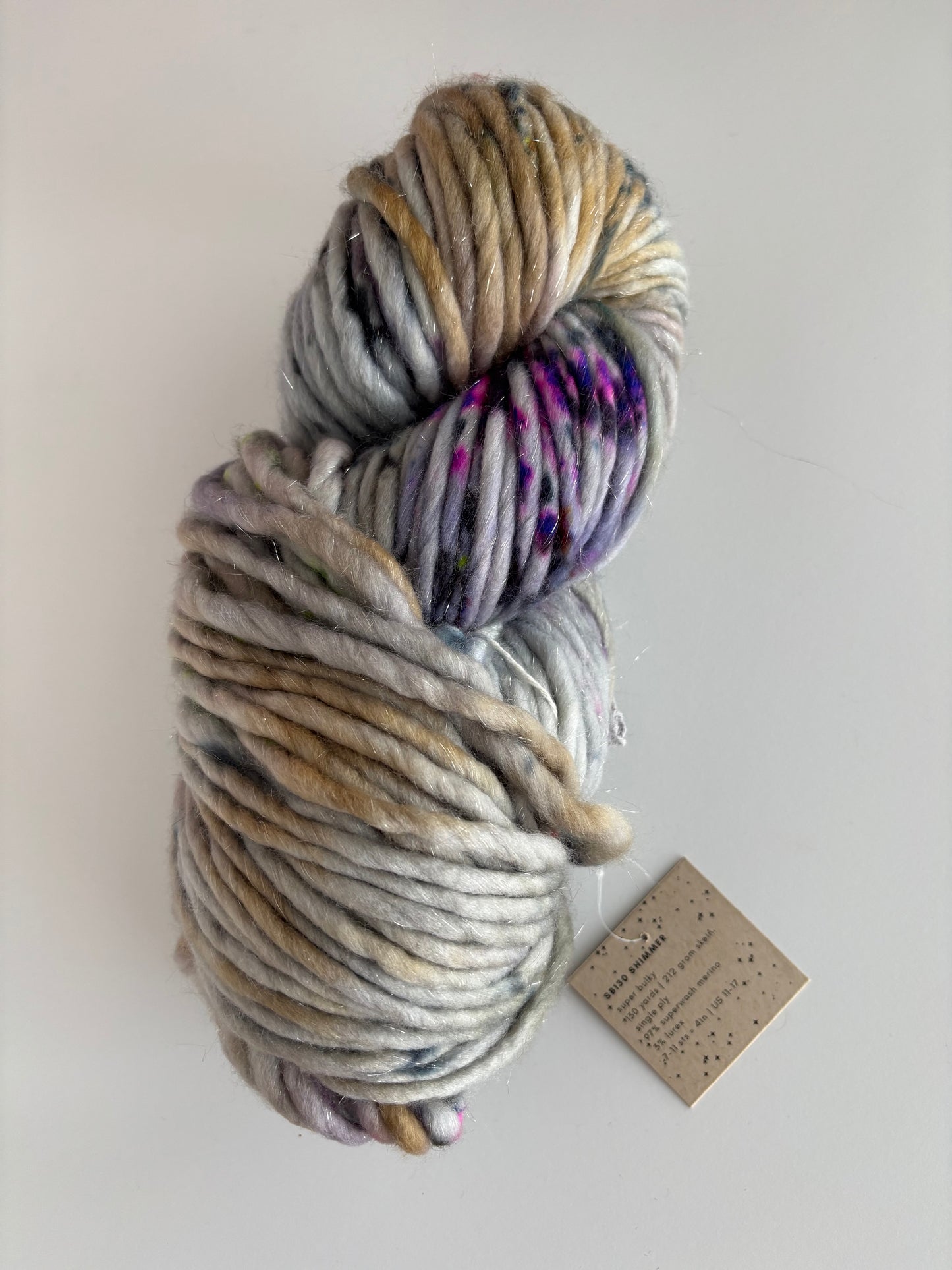 Shimmer - Ready to Ship - Super Bulky Yarn and super bulky lite