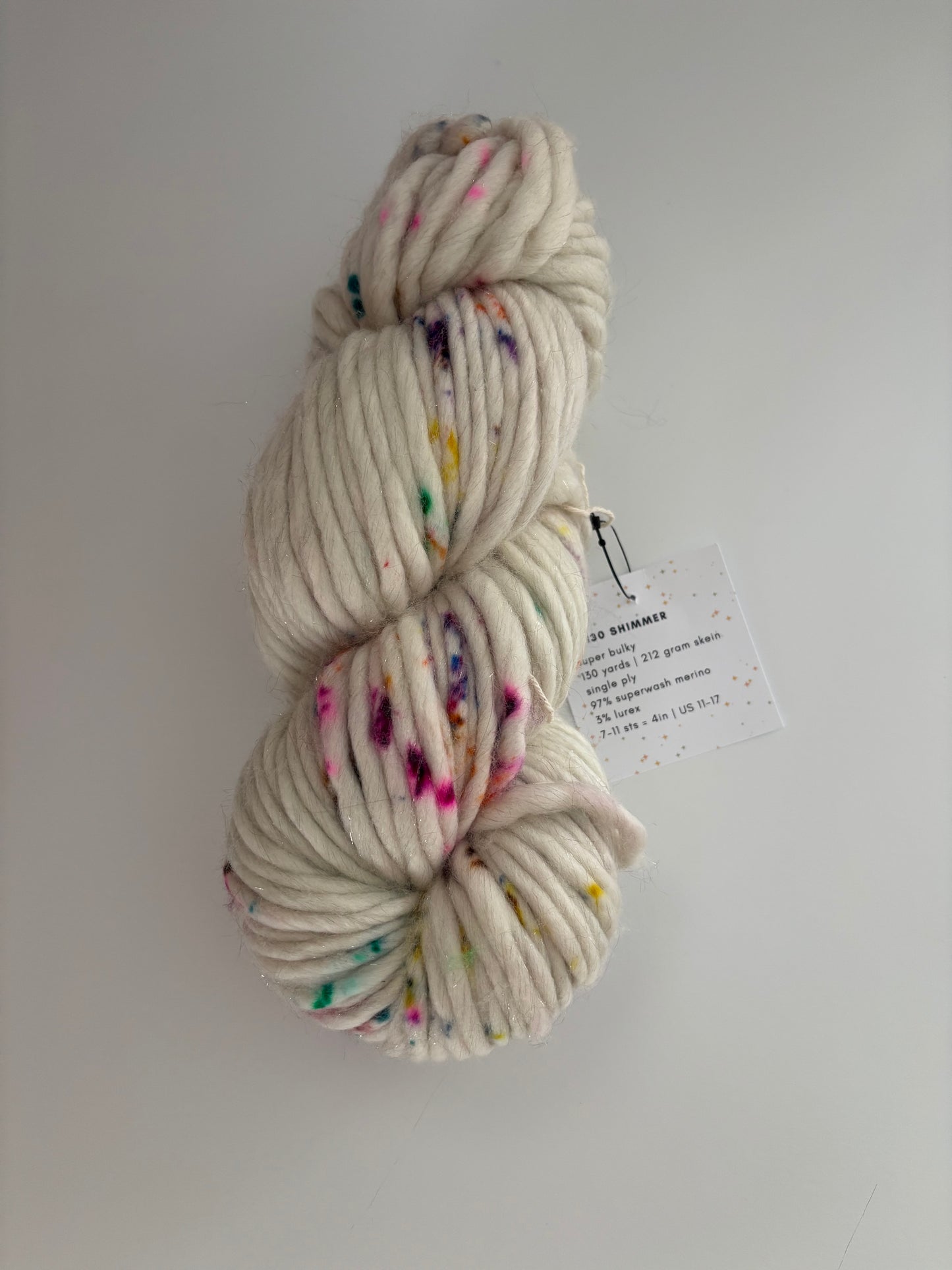Shimmer - Ready to Ship - Super Bulky Yarn and super bulky lite