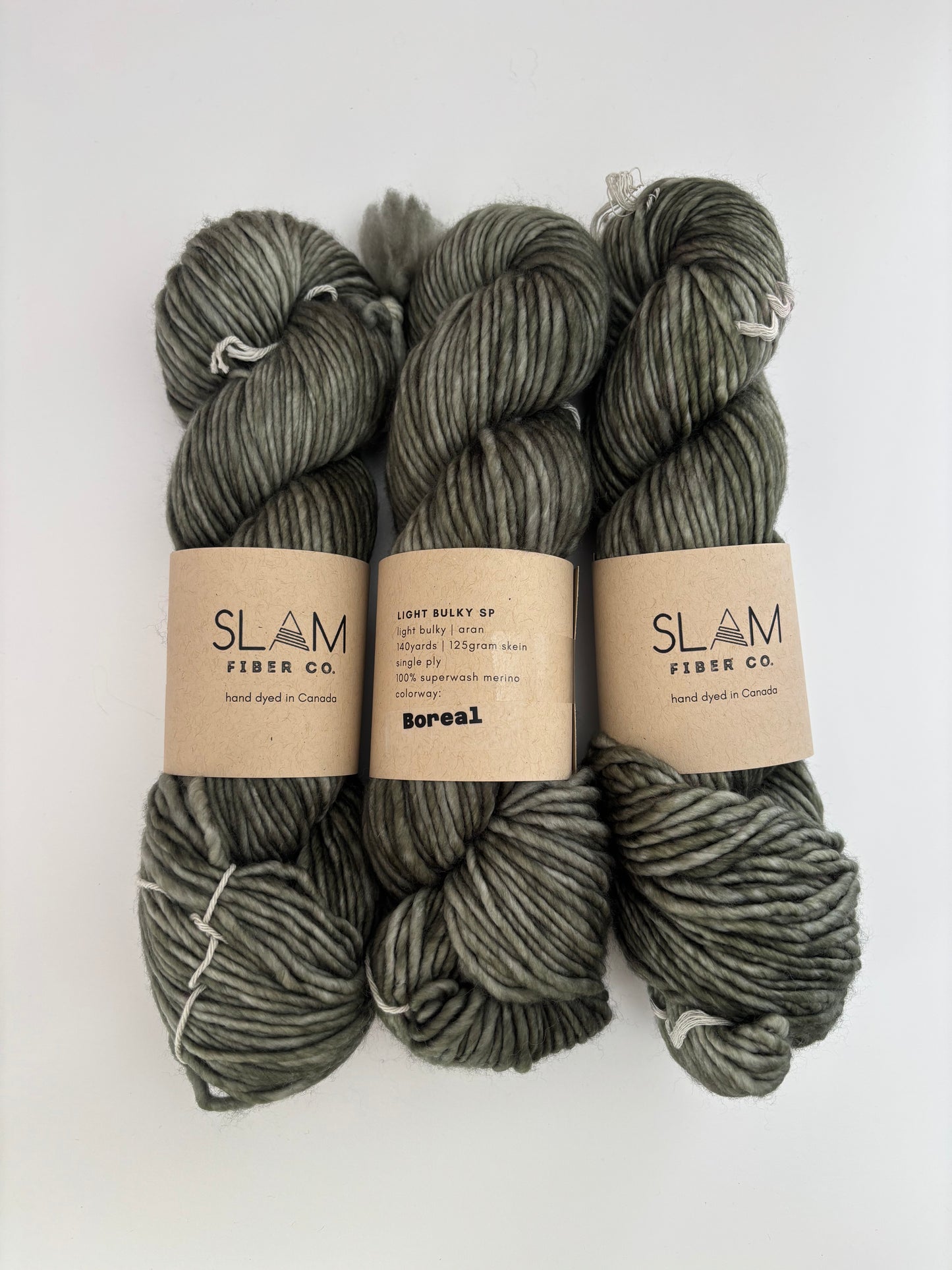 Light Bulky Single Ply Ready to Ship - Aran Weight Yarn