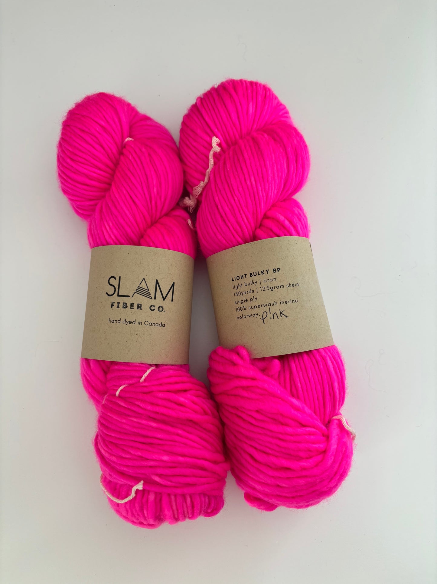 Light Bulky Single Ply Ready to Ship - Aran Weight Yarn