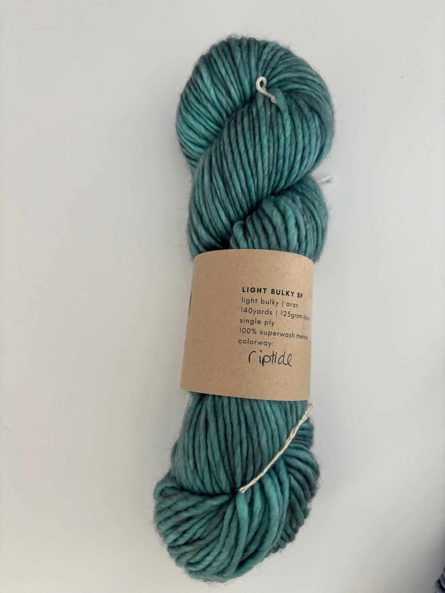 Light Bulky Single Ply Ready to Ship - Aran Weight Yarn