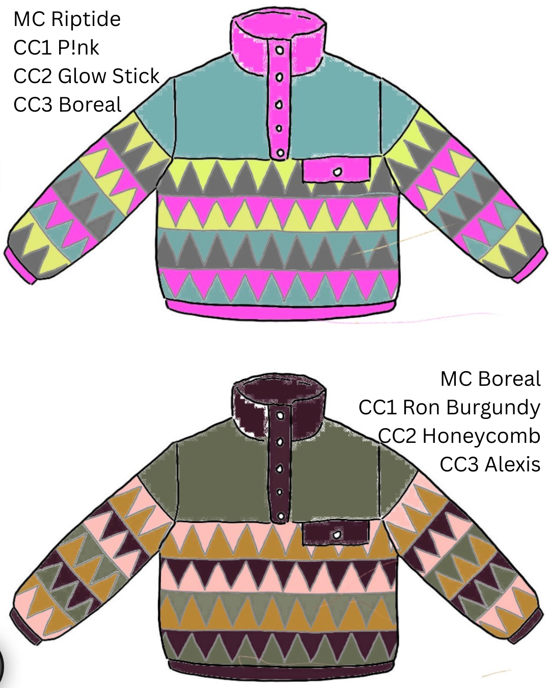 DK Boucle Yarn - Patagonia Peaks Lite Sweater KAL