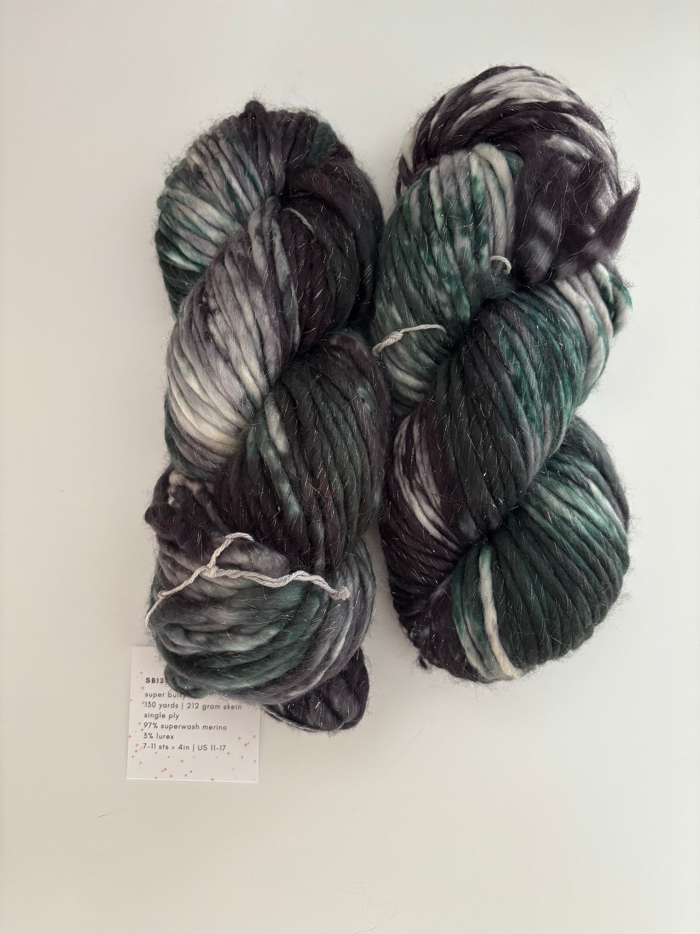 Shimmer - Ready to Ship - Super Bulky Yarn and super bulky lite