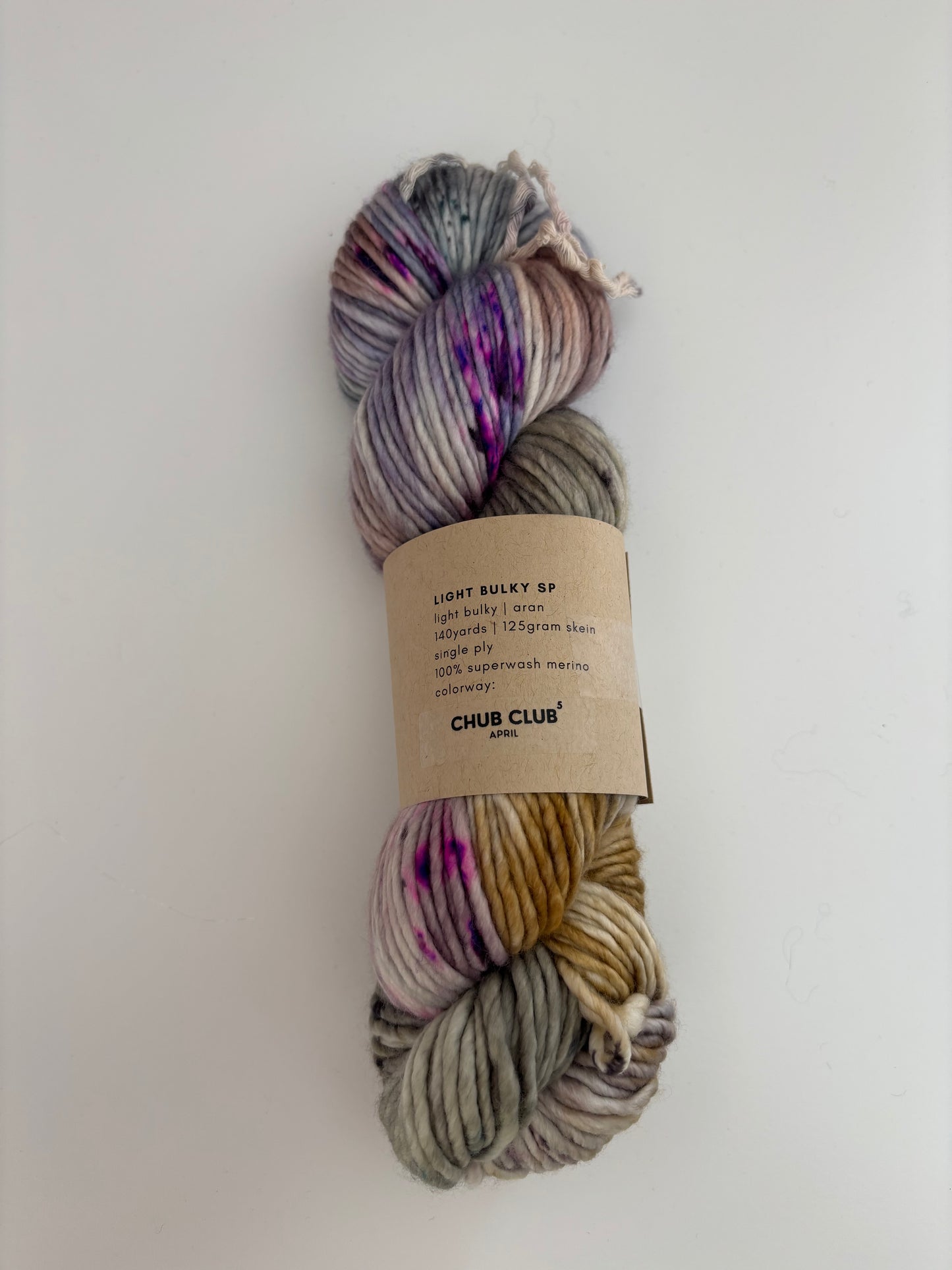 Light Bulky Single Ply Ready to Ship - Aran Weight Yarn