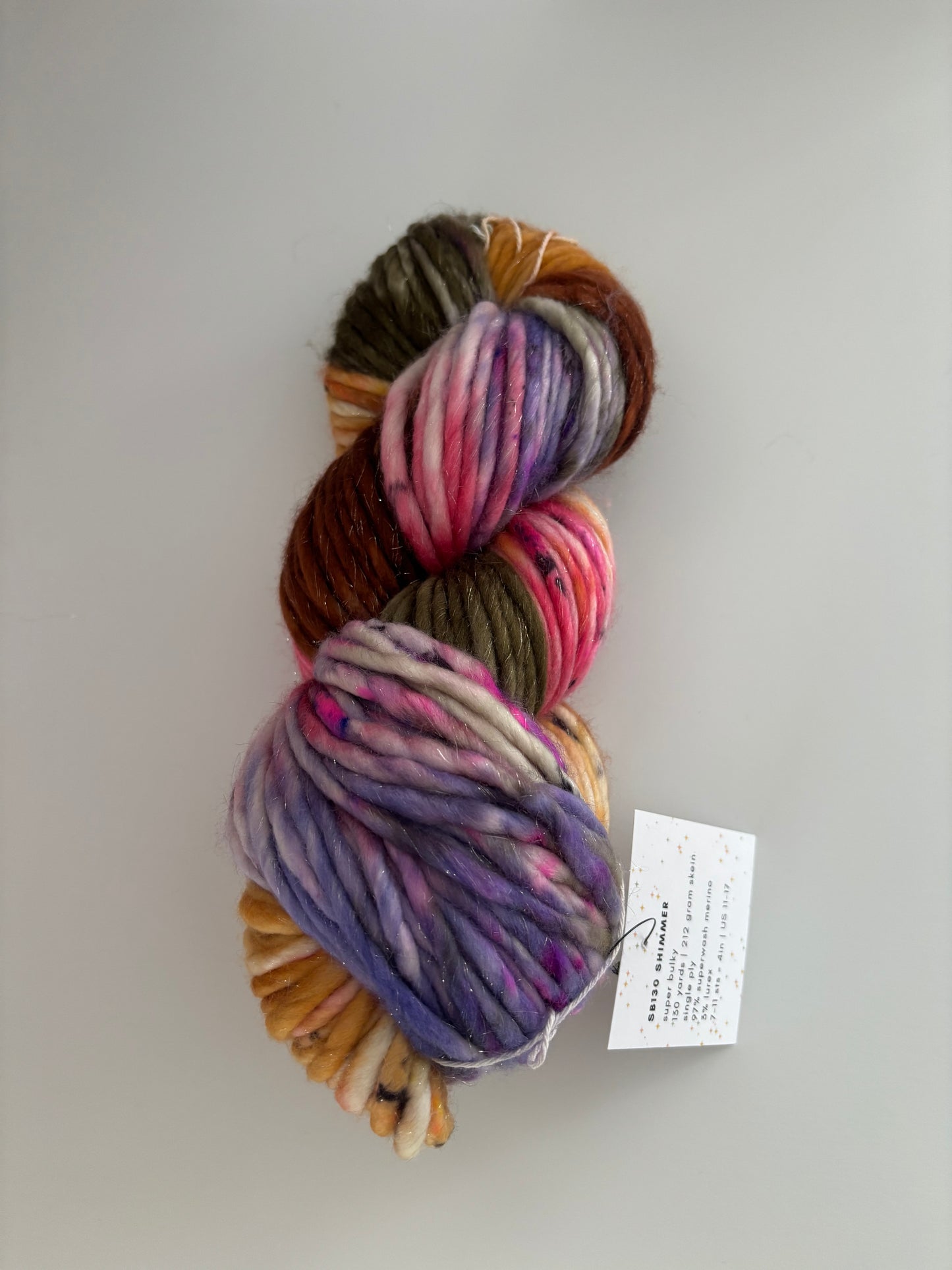 Shimmer - Ready to Ship - Super Bulky Yarn and super bulky lite