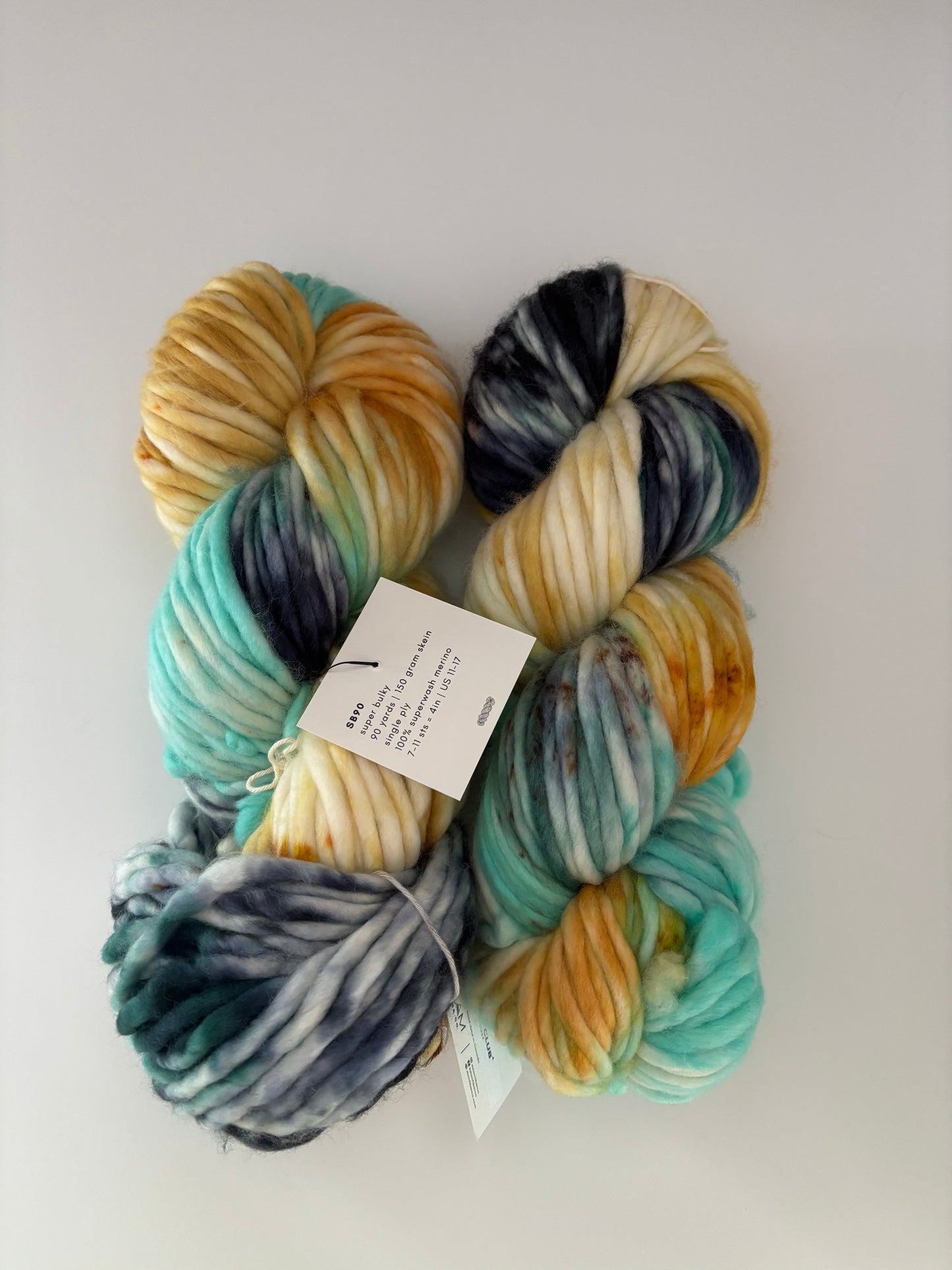 Super Bulky Ready to Ship - Super Bulky Yarn - 141 and 90 Yard skeins