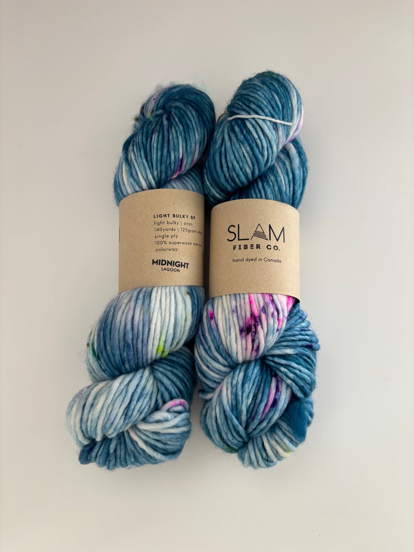 Light Bulky Single Ply Ready to Ship - Aran Weight Yarn