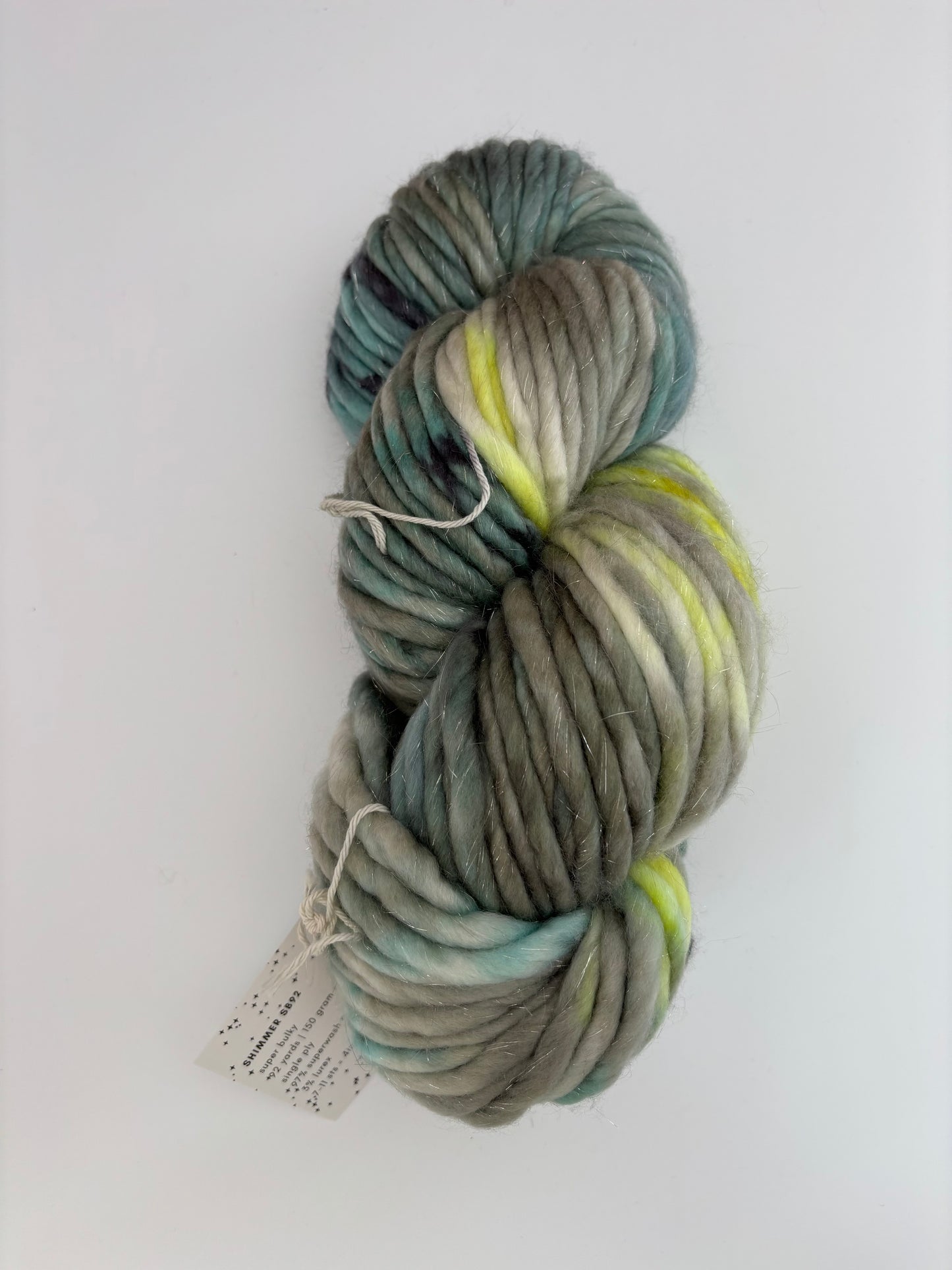 Shimmer - Ready to Ship - Super Bulky Yarn and super bulky lite
