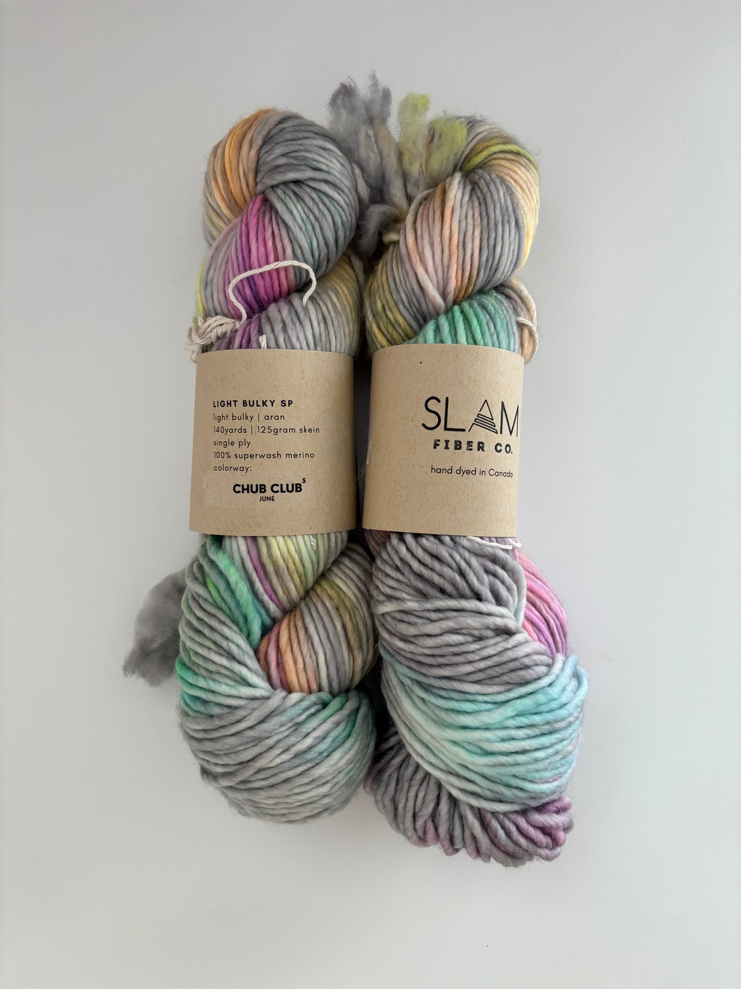 Light Bulky Single Ply Ready to Ship - Aran Weight Yarn