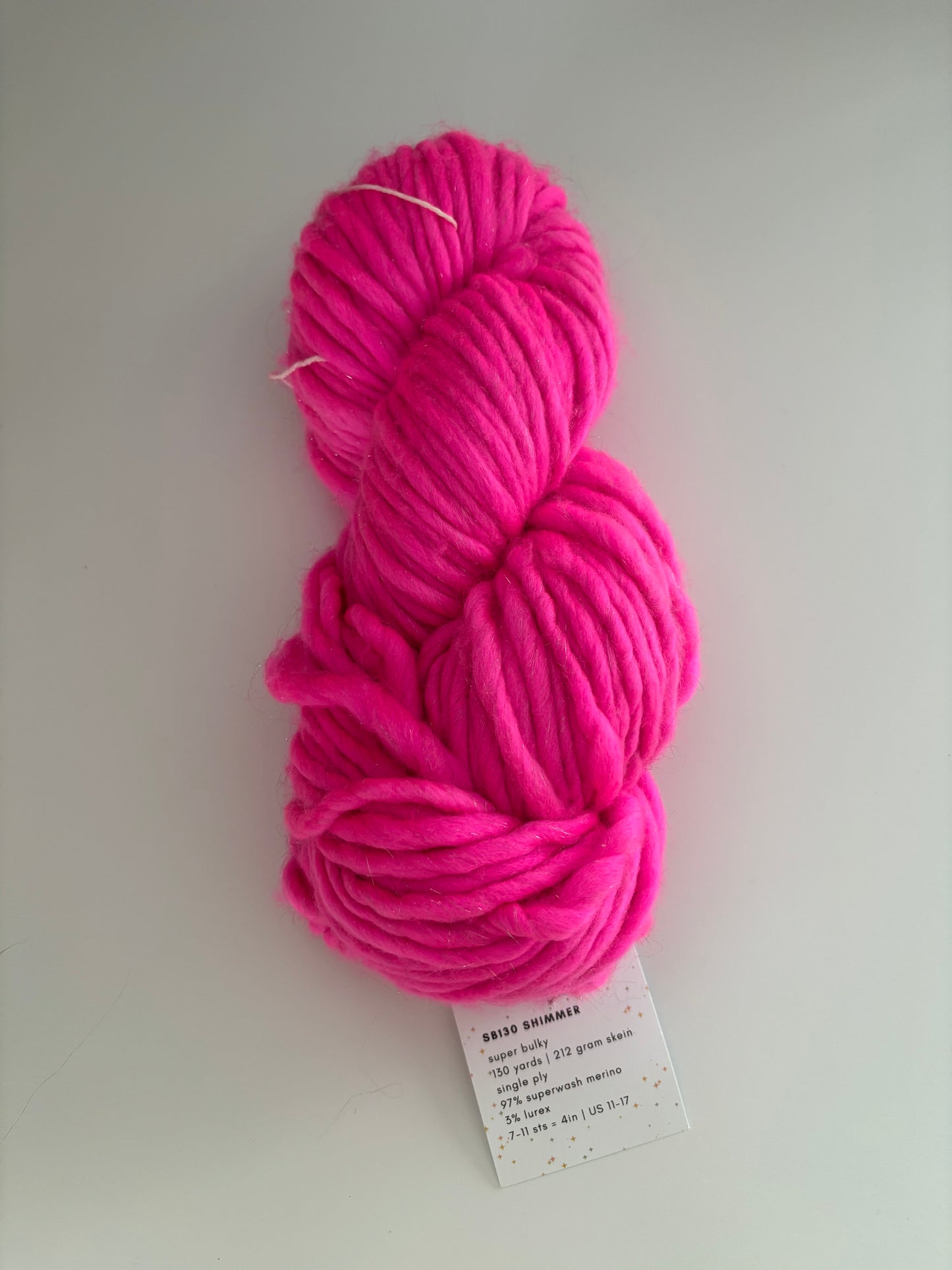 Shimmer - Ready to Ship - Super Bulky Yarn and super bulky lite
