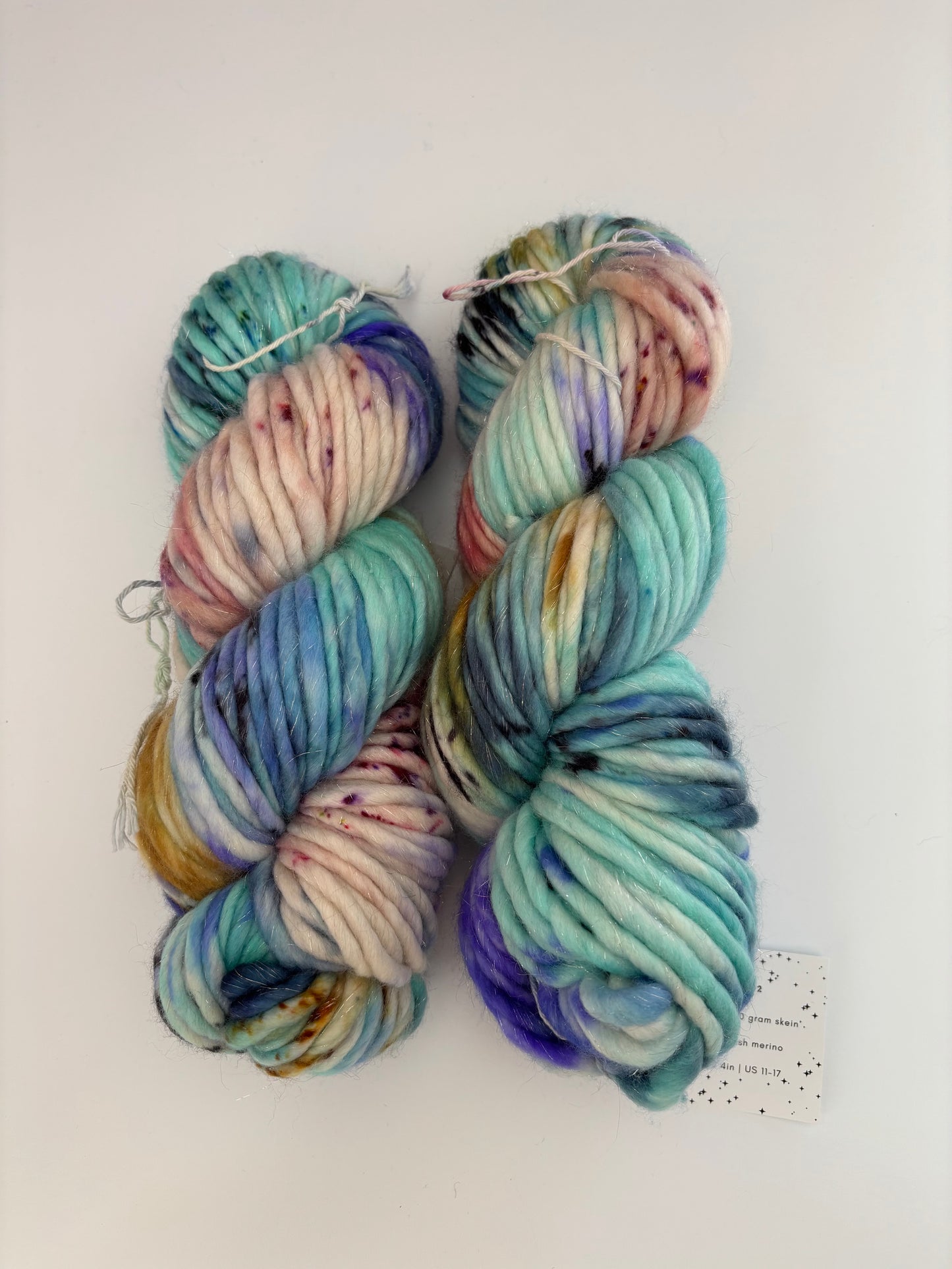 Shimmer - Ready to Ship - Super Bulky Yarn and super bulky lite