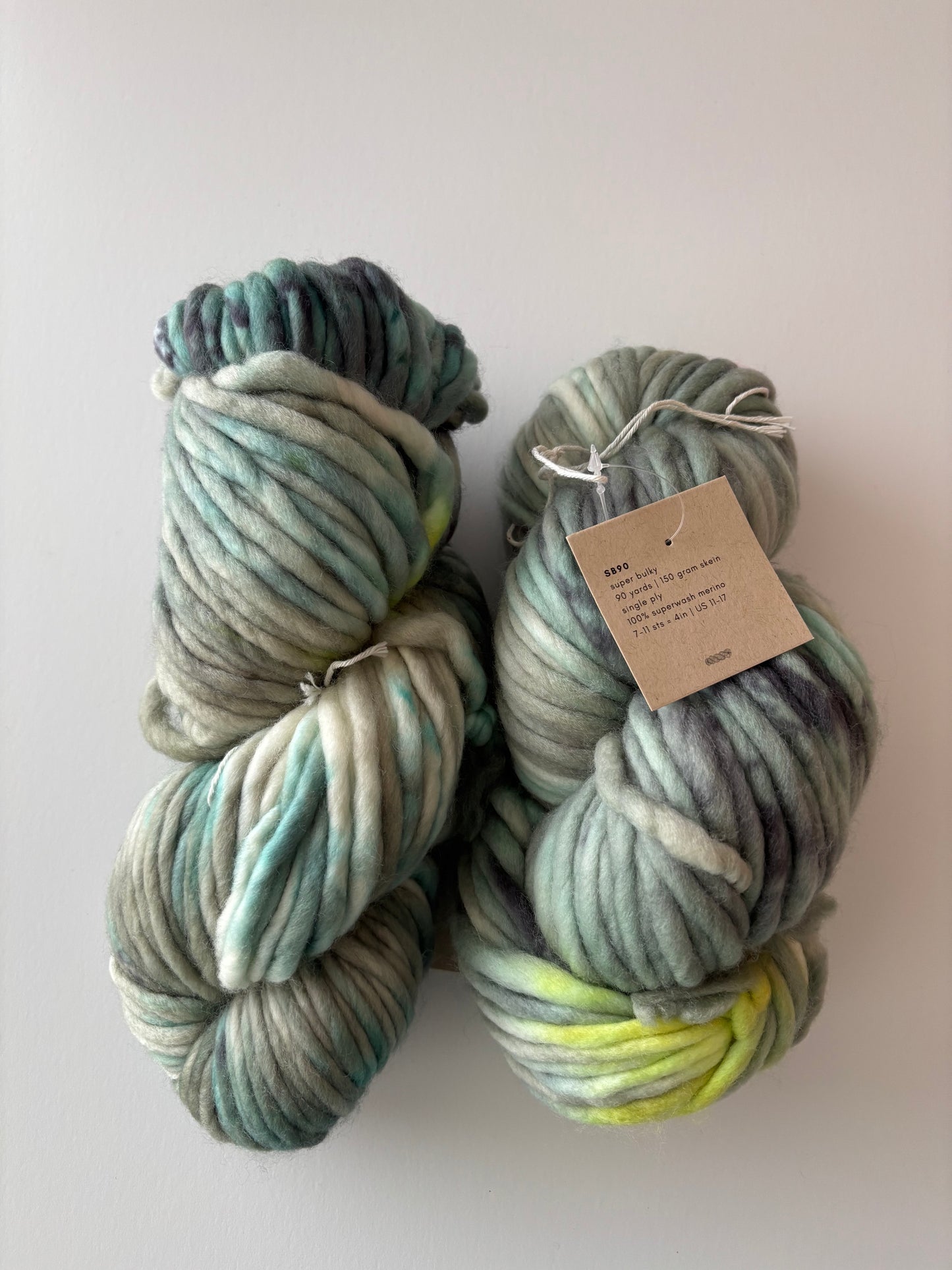 Super Bulky Ready to Ship - Super Bulky Yarn - 141 and 90 Yard skeins