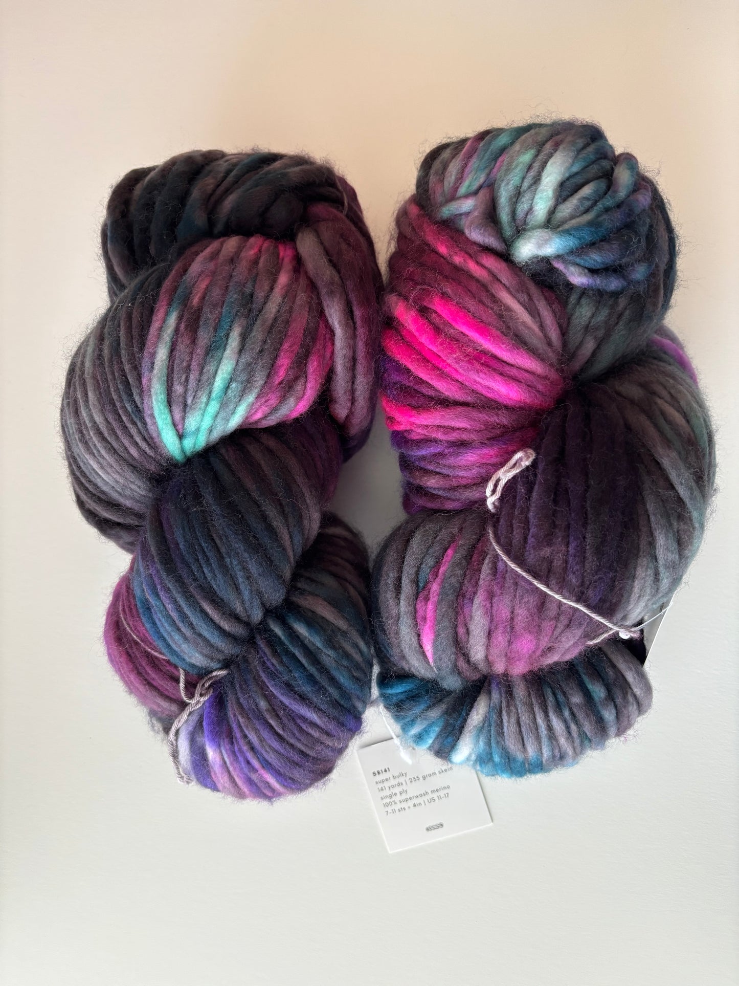 Super Bulky Ready to Ship - Super Bulky Yarn - 141 and 90 Yard skeins