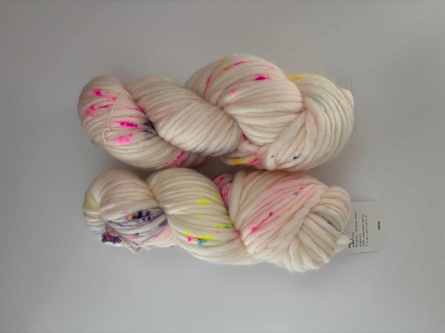 Super Bulky Ready to Ship - Super Bulky Yarn - 141 and 90 Yard skeins