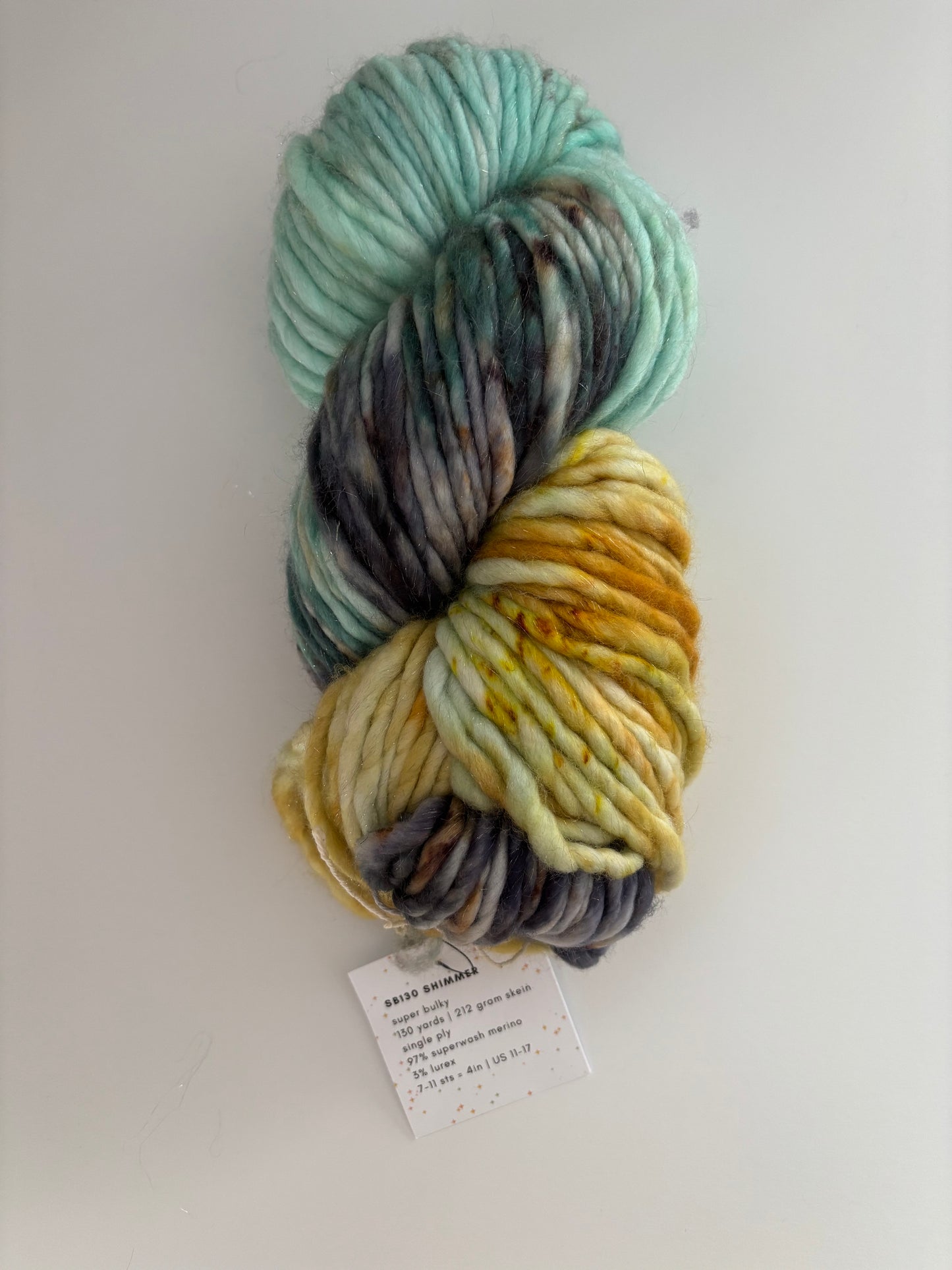 Shimmer - Ready to Ship - Super Bulky Yarn and super bulky lite