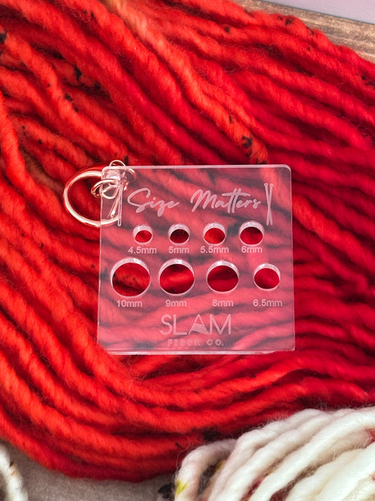 Acrylic Needle Gauge