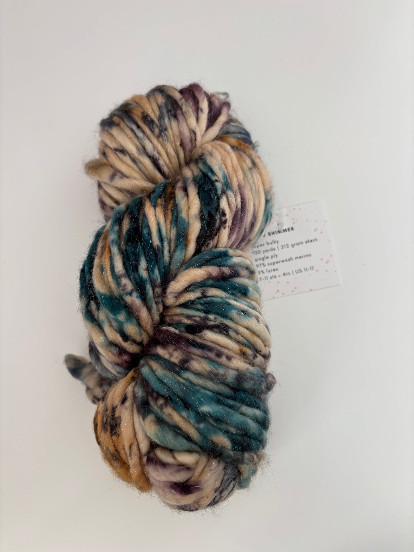 Shimmer - Ready to Ship - Super Bulky Yarn and super bulky lite