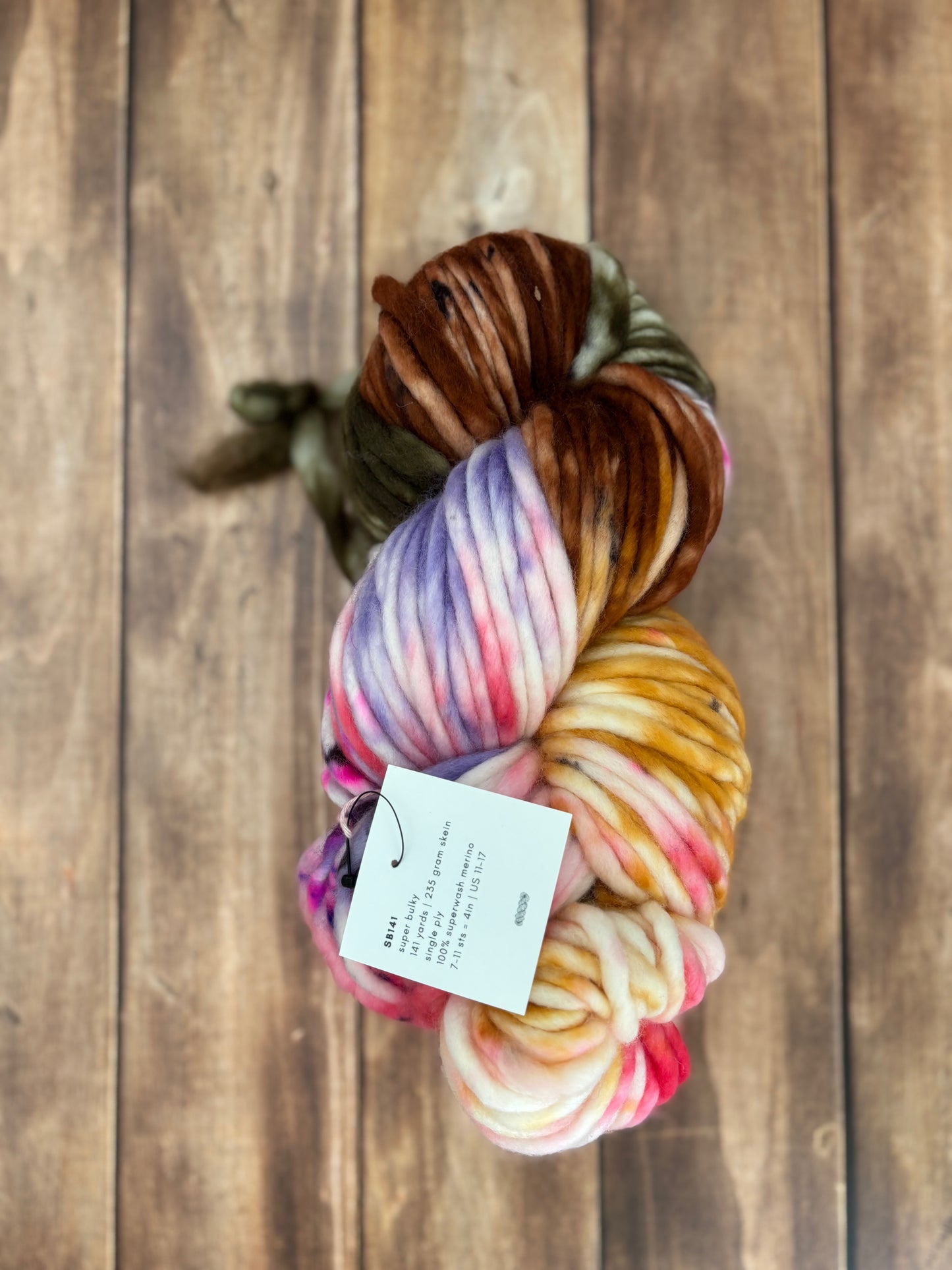 SB141 Ready to Ship - Super Bulky Yarn - 141 yards