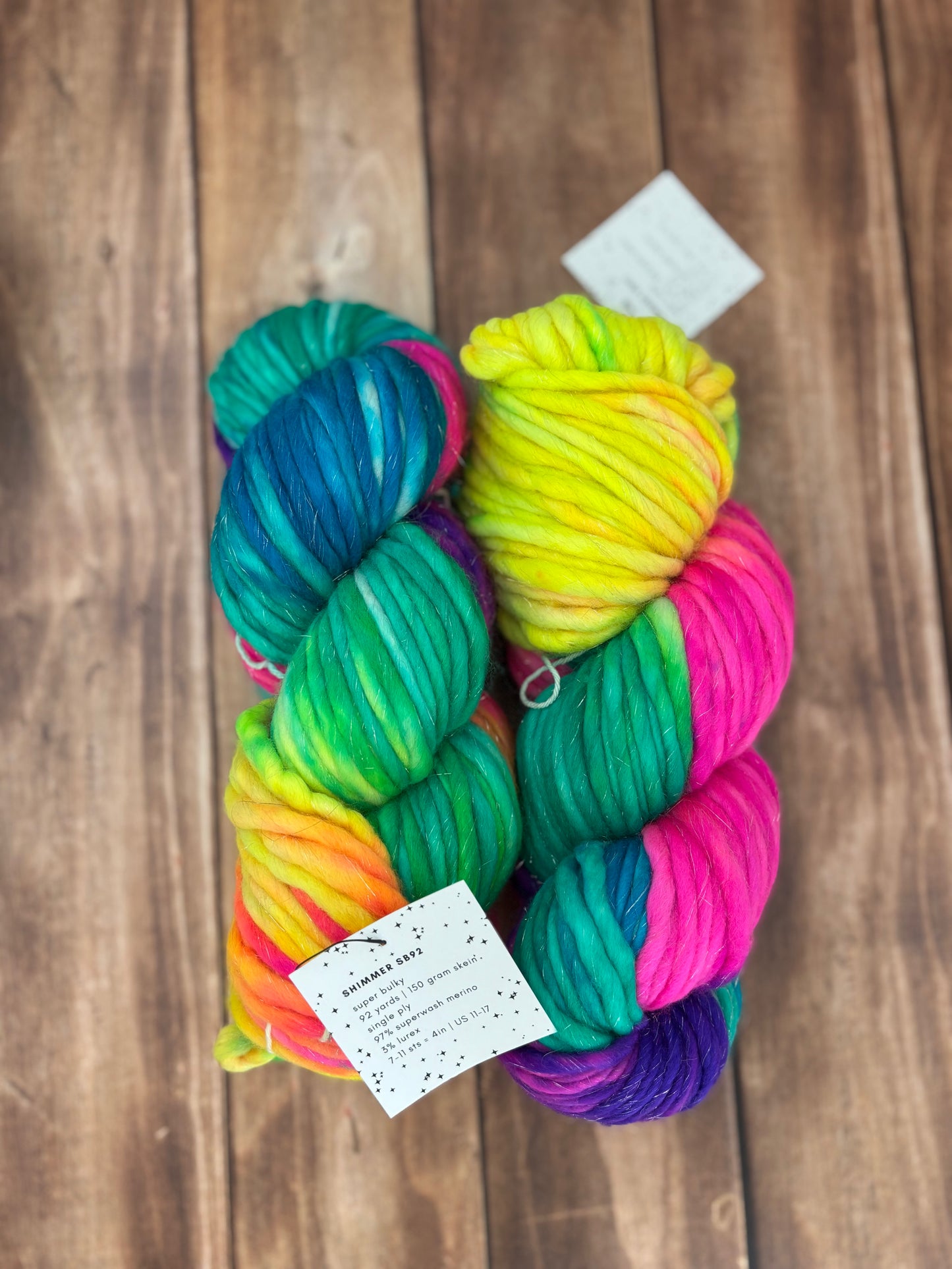 Shimmer SB 92 - Ready to Ship - Super Bulky Yarn