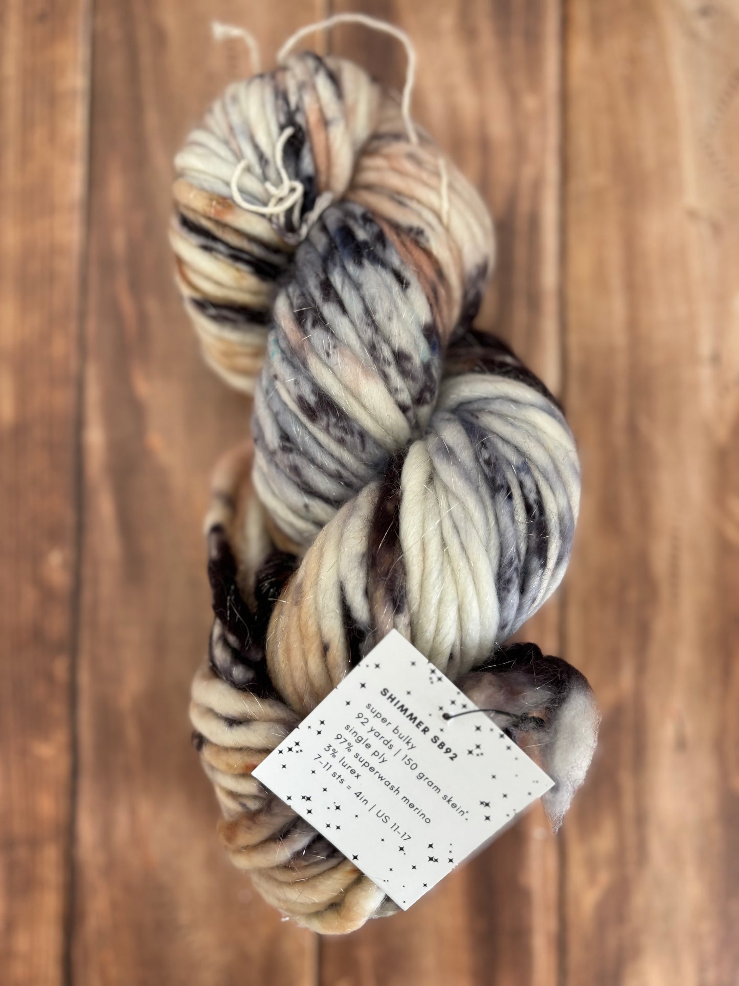 Shimmer SB 92 - Ready to Ship - Super Bulky Yarn
