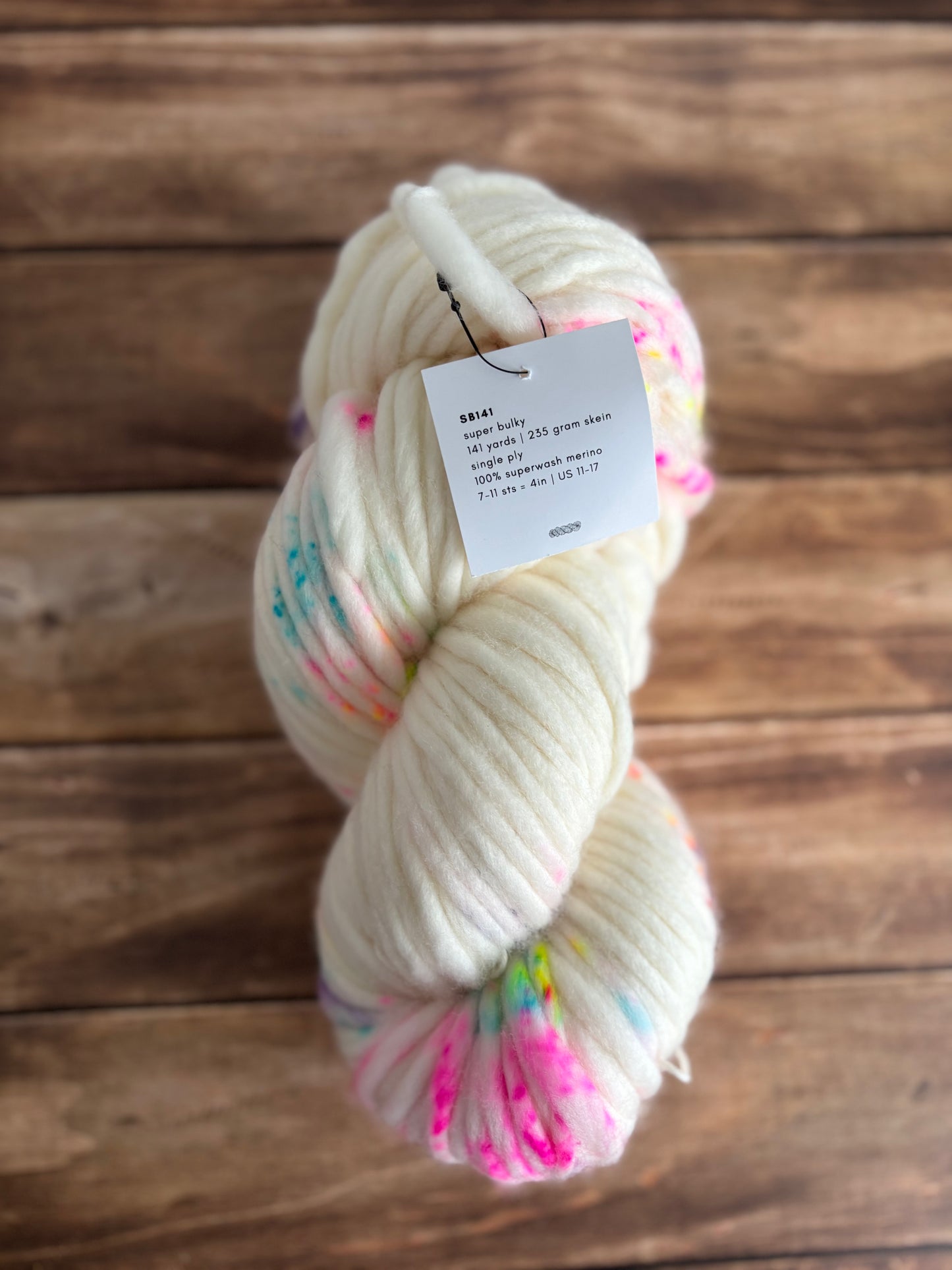 SB141 Ready to Ship - Super Bulky Yarn - 141 yards