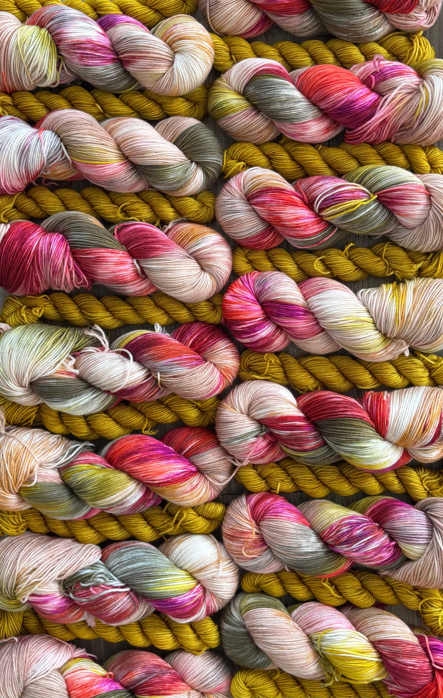 SOCK WEEK 2026 EXCLUSIVE - Knitty Natty Sock Week Make Along - Garden Party + Goldenrod Sock Set