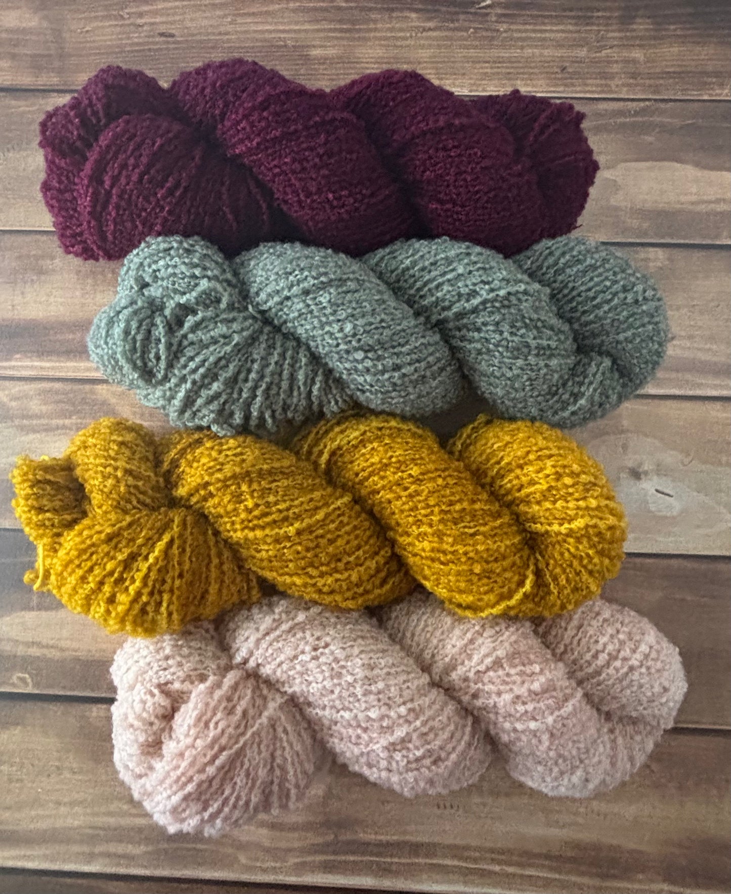 DK Boucle Yarn - Patagonia Peaks Lite Sweater KAL