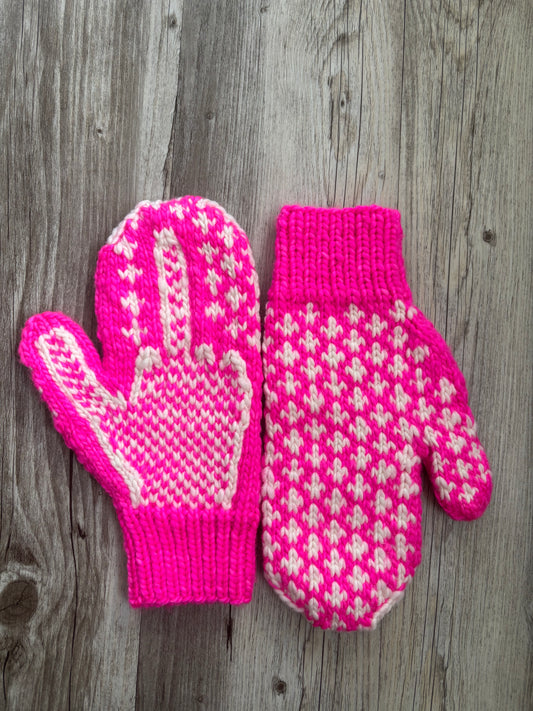 Angry Mitten - Aran/Light Bulky Yarn - Kit