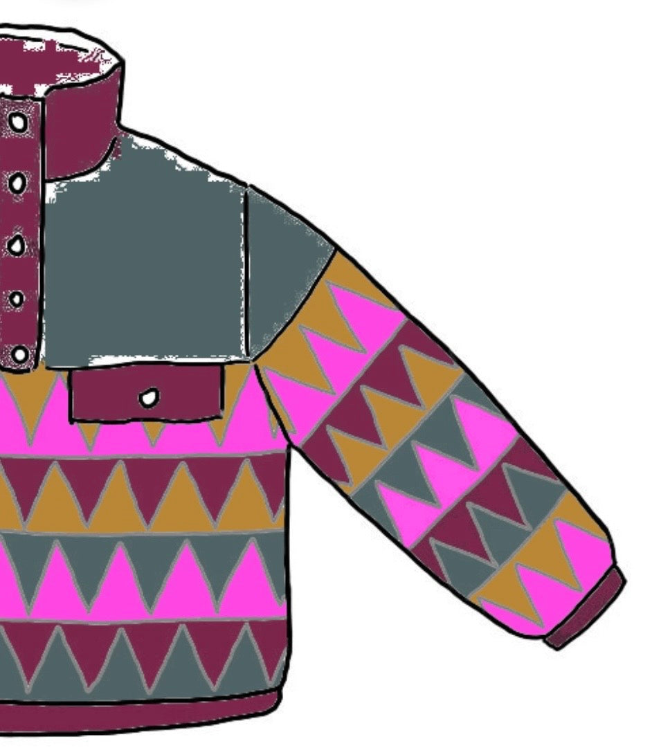 DK Boucle Yarn - Patagonia Peaks Lite Sweater KAL