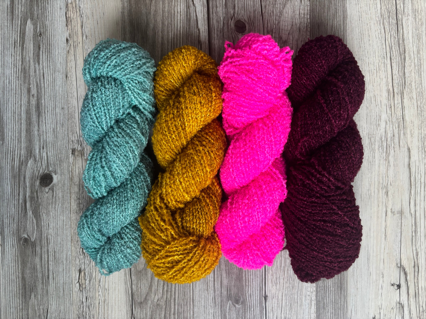 DK Boucle Yarn - Patagonia Peaks Lite Sweater KAL