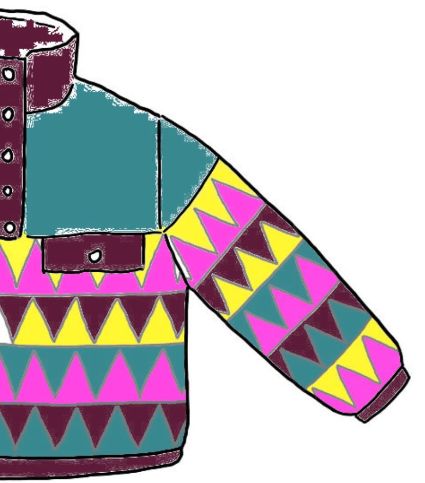 DK Boucle Yarn - Patagonia Peaks Lite Sweater KAL