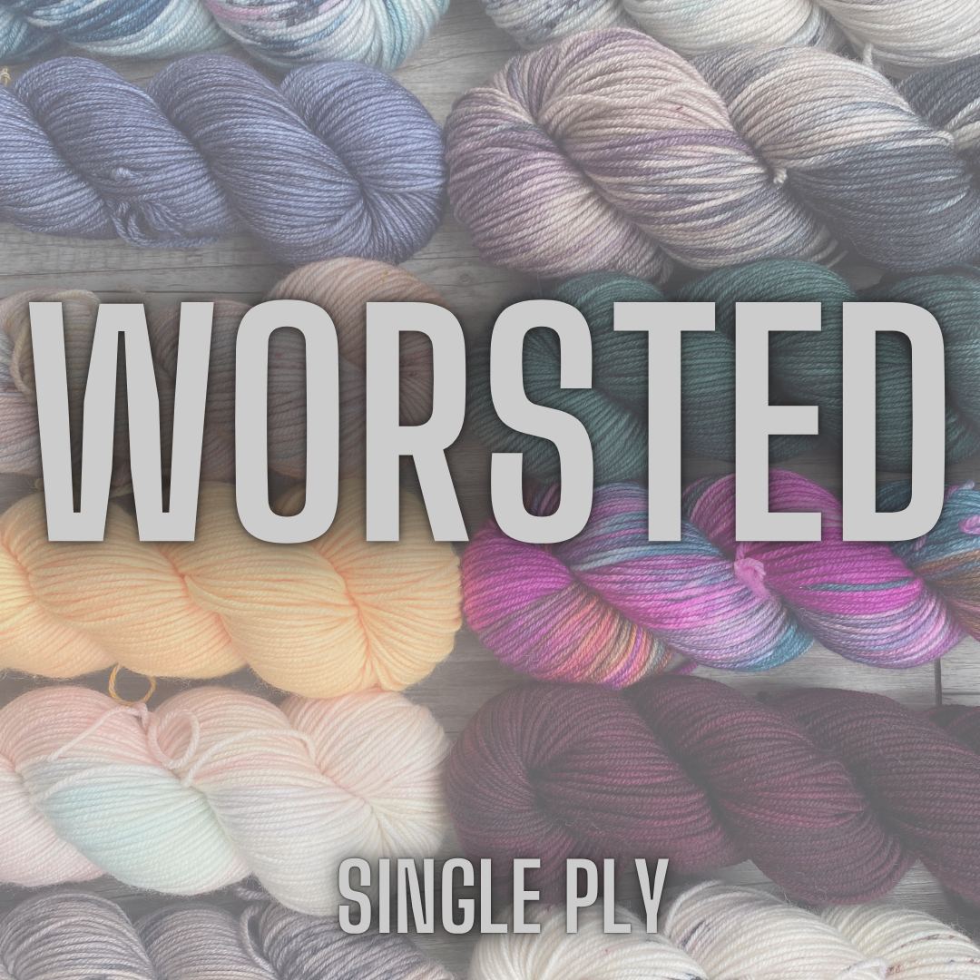 Worsted Single Ply Ready to Ship - Worsted Weight Yarn
