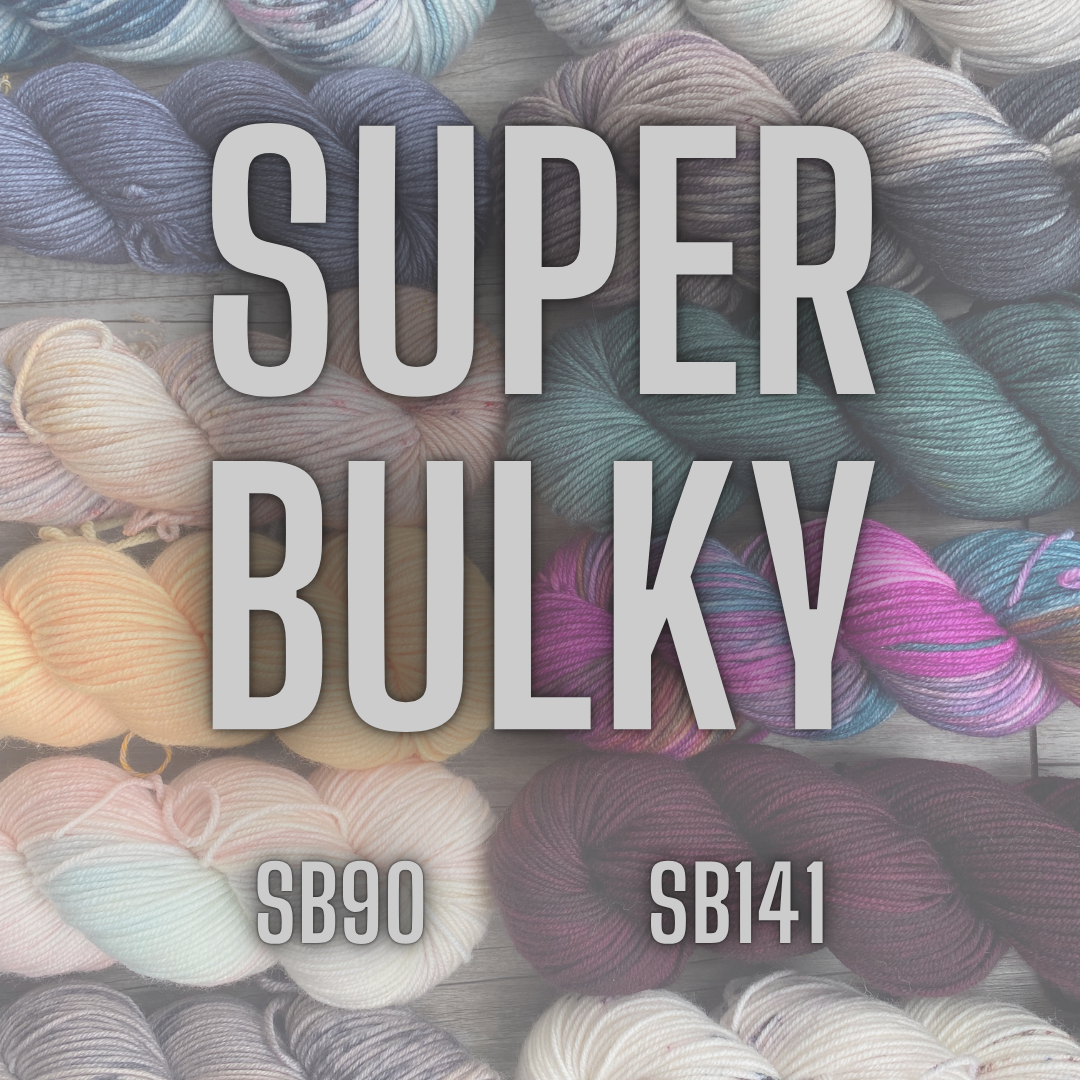 Super Bulky Ready to Ship - Super Bulky Yarn - 141 and 90 Yard skeins