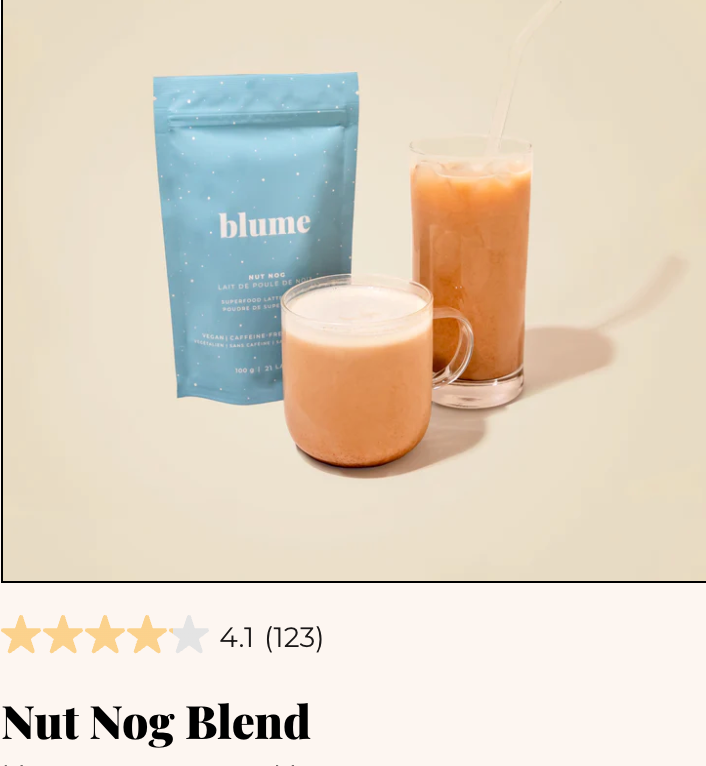 Blume Superfood Latte Powder